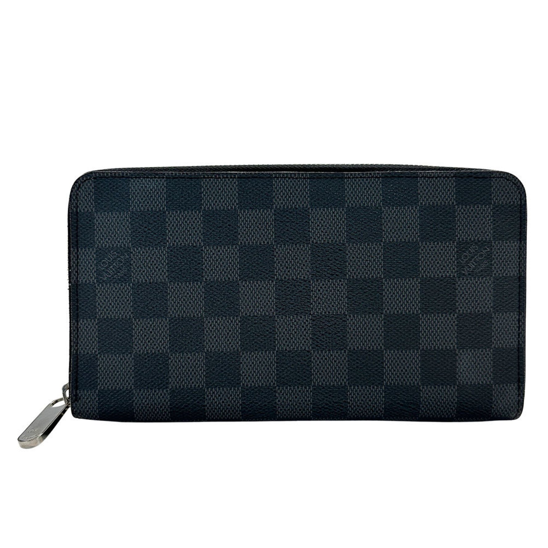 Louis Vuitton Damier Graphite / Damier Graphite Long Bill Wallet (bi-fold) Black,Damier Graphite