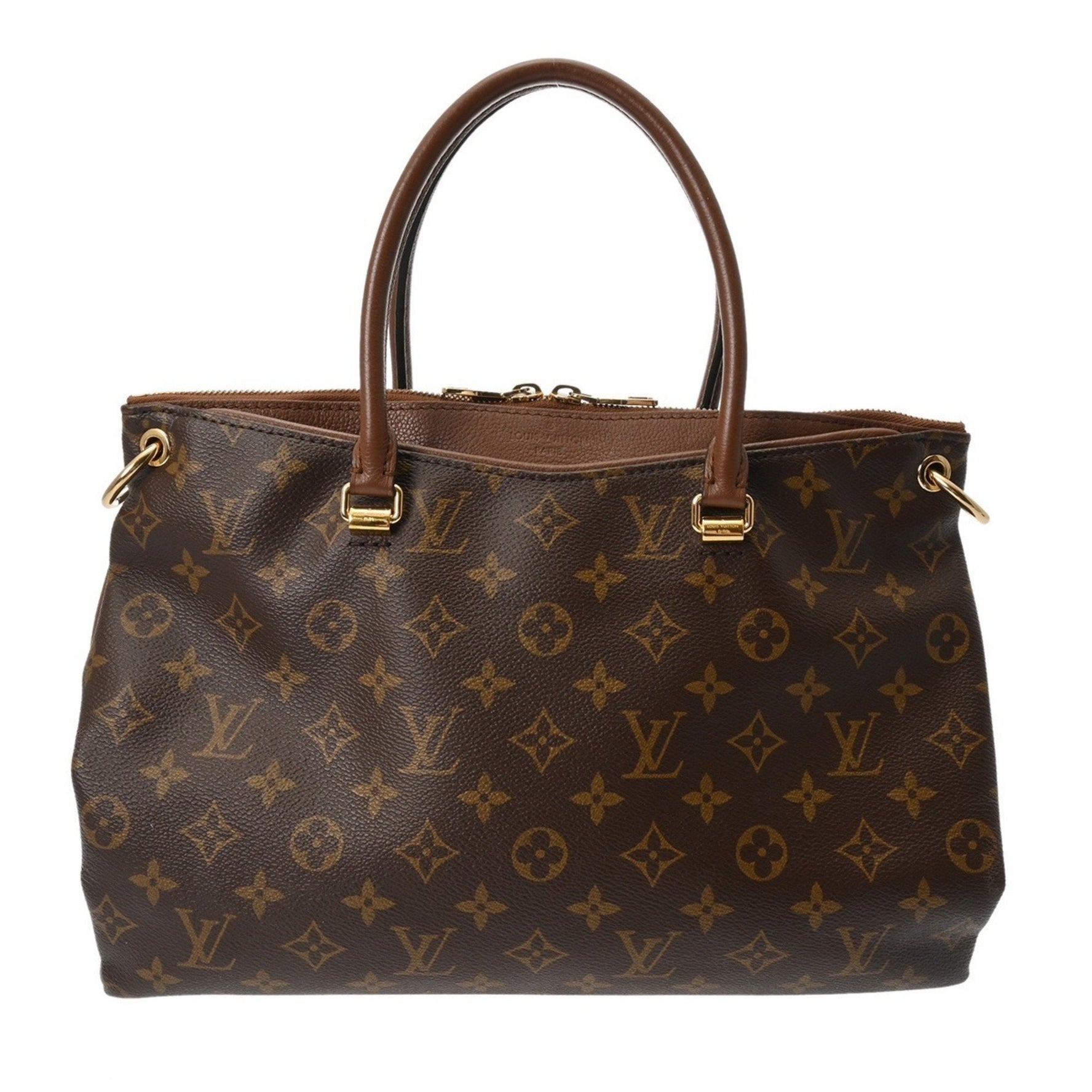 LOUIS VUITTON Monogram Pallas MM Canvas Handbag