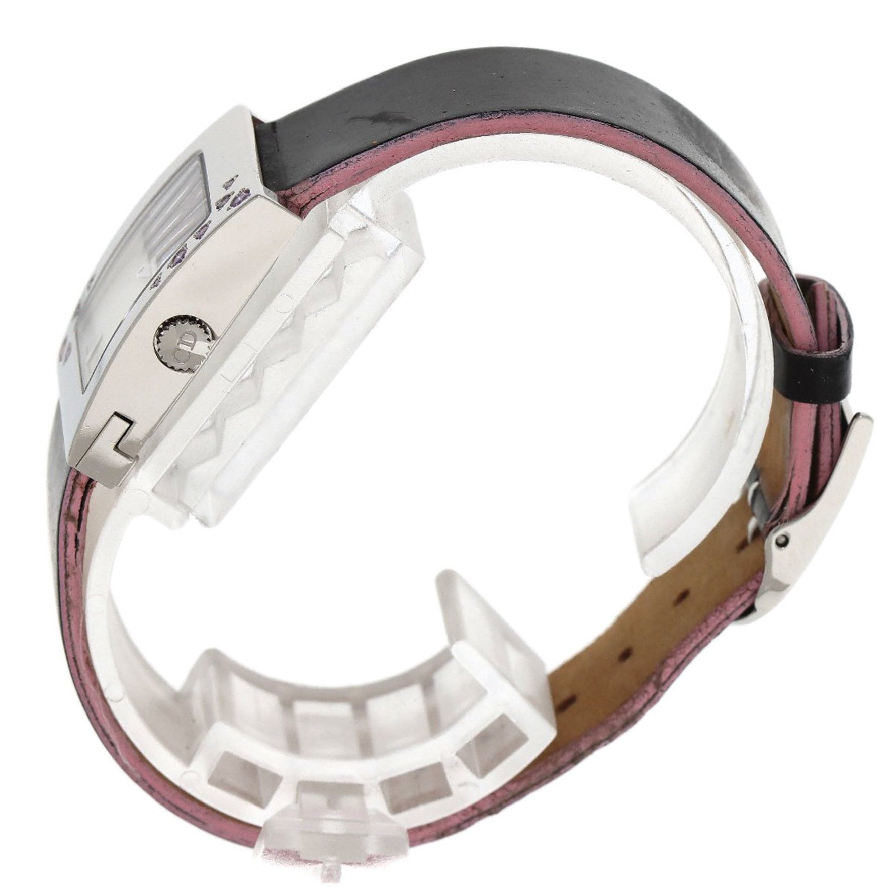 Christian Dior Malice Pink Sapphire Watch in Stainless Steel and Enamel