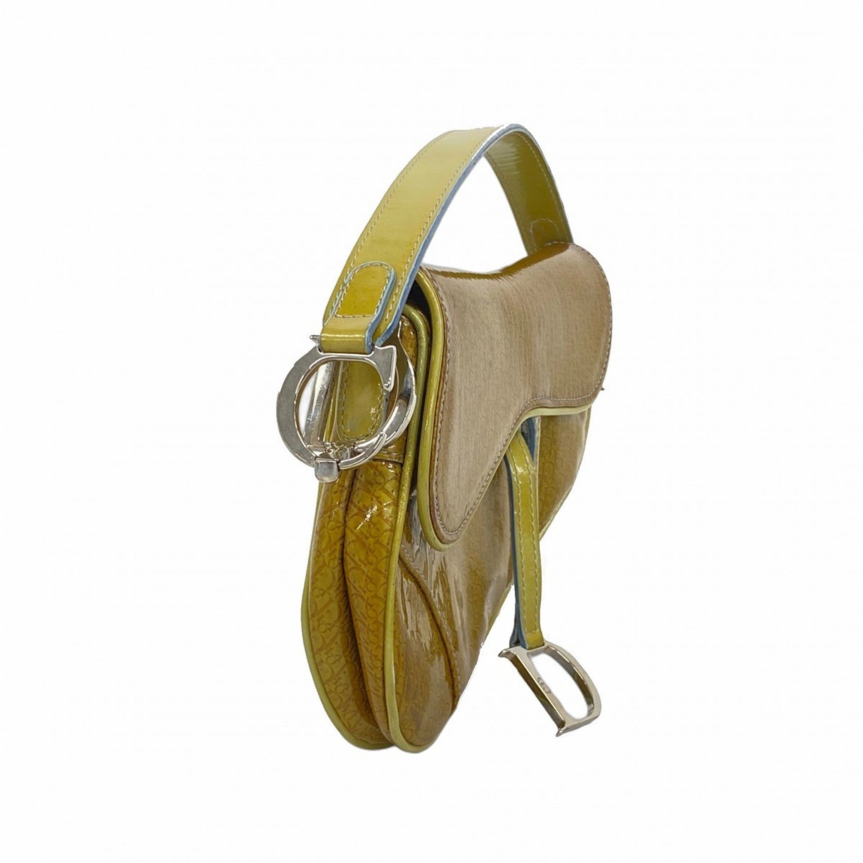 Christian Dior Shoulder Bag Saddle Enamel