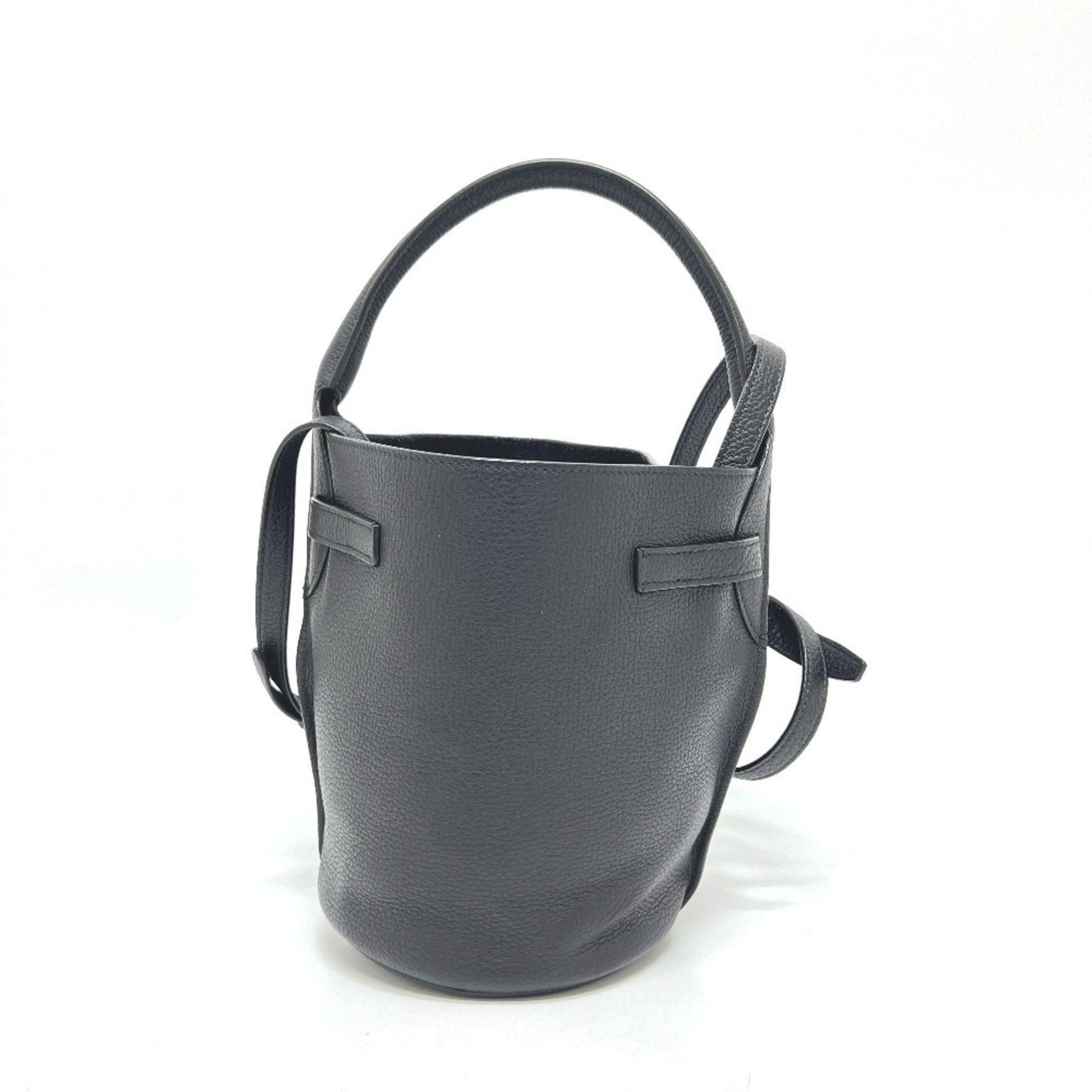 CELINE Big Bag Bucket Nano Shoulder Bag, Leather