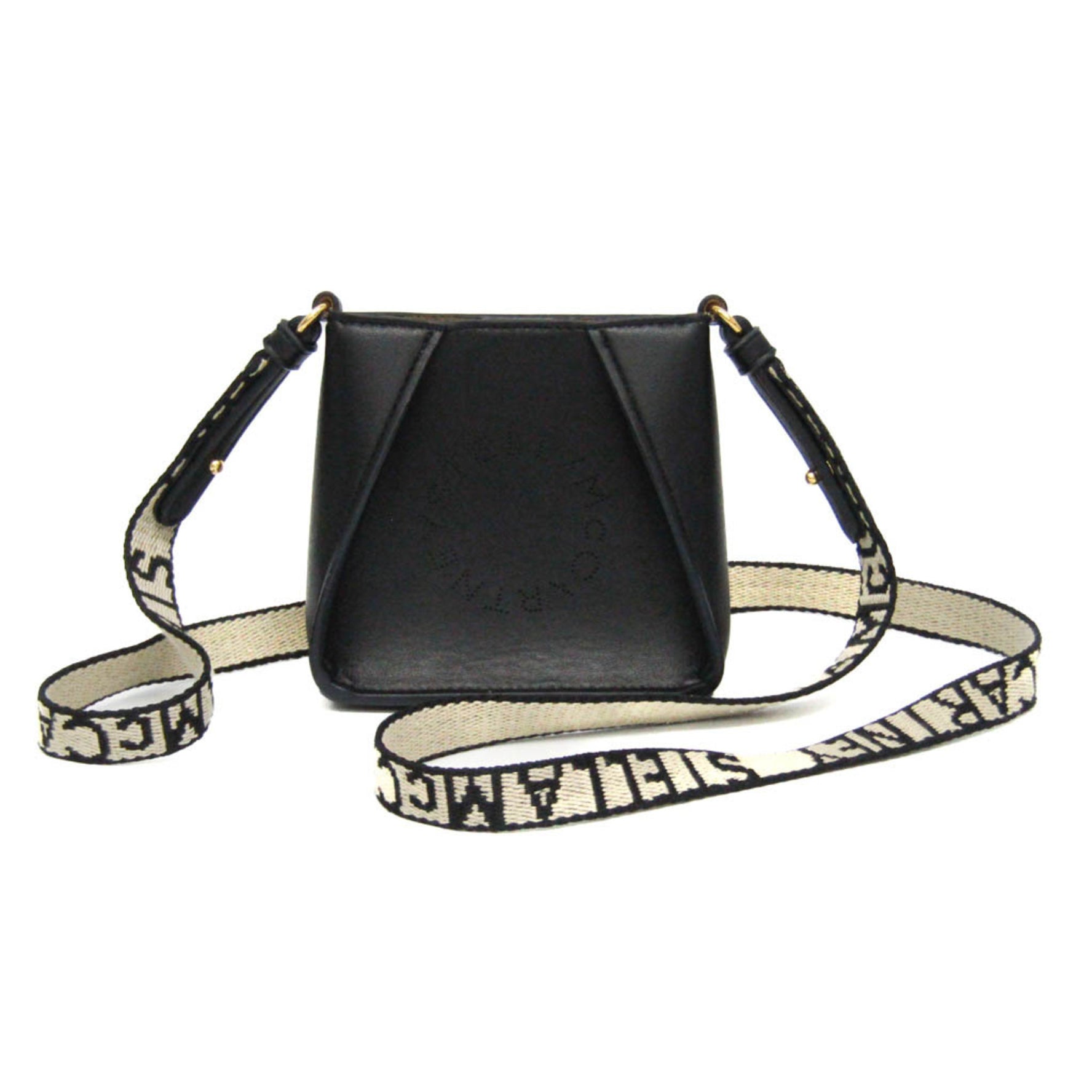 Stella McCartney Mini Stella Logo Polyester,Elastane Shoulder Bag