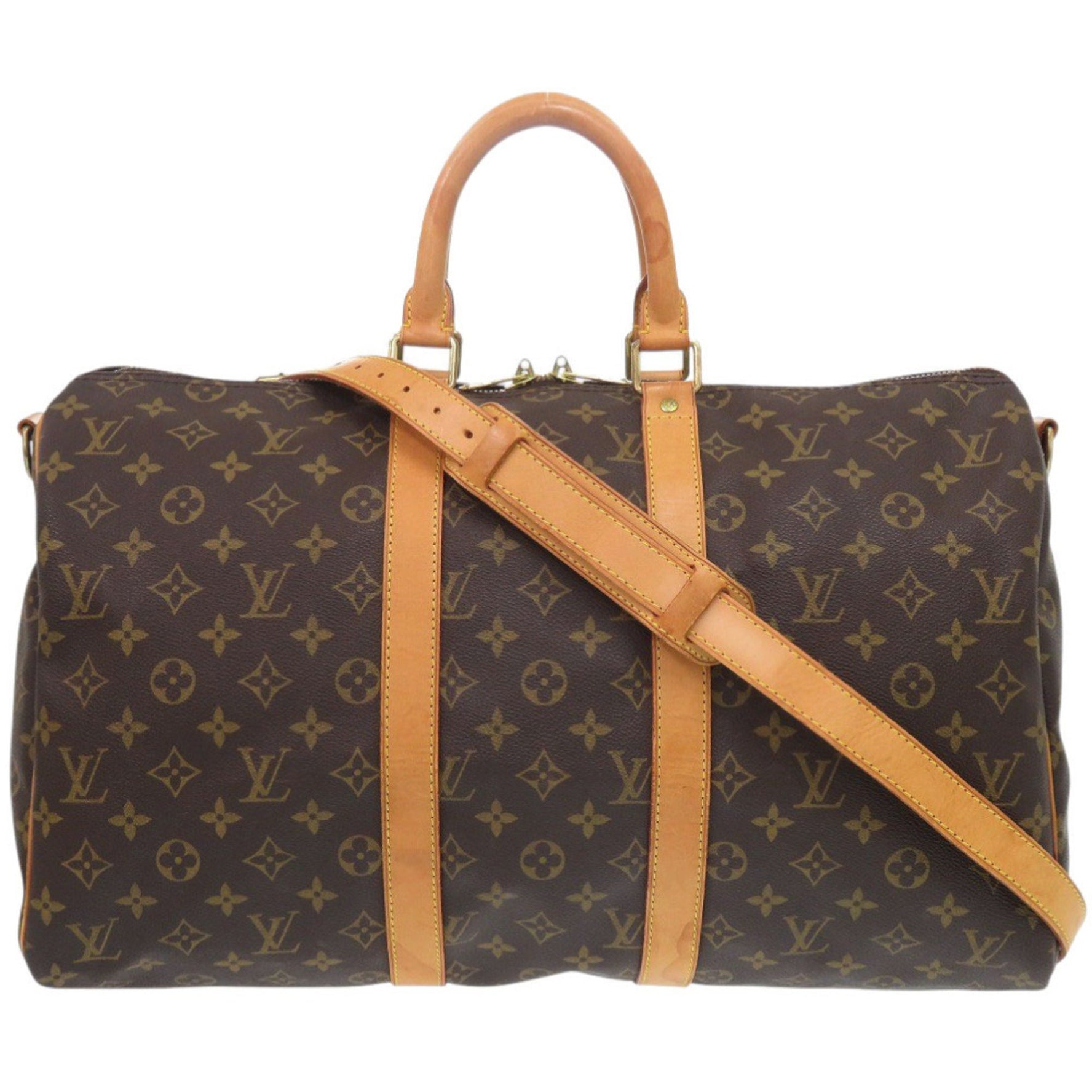 Louis Vuitton Keepall Bandouliere 45 Monogram Boston Bag LV 0601 LOUIS VUITTON