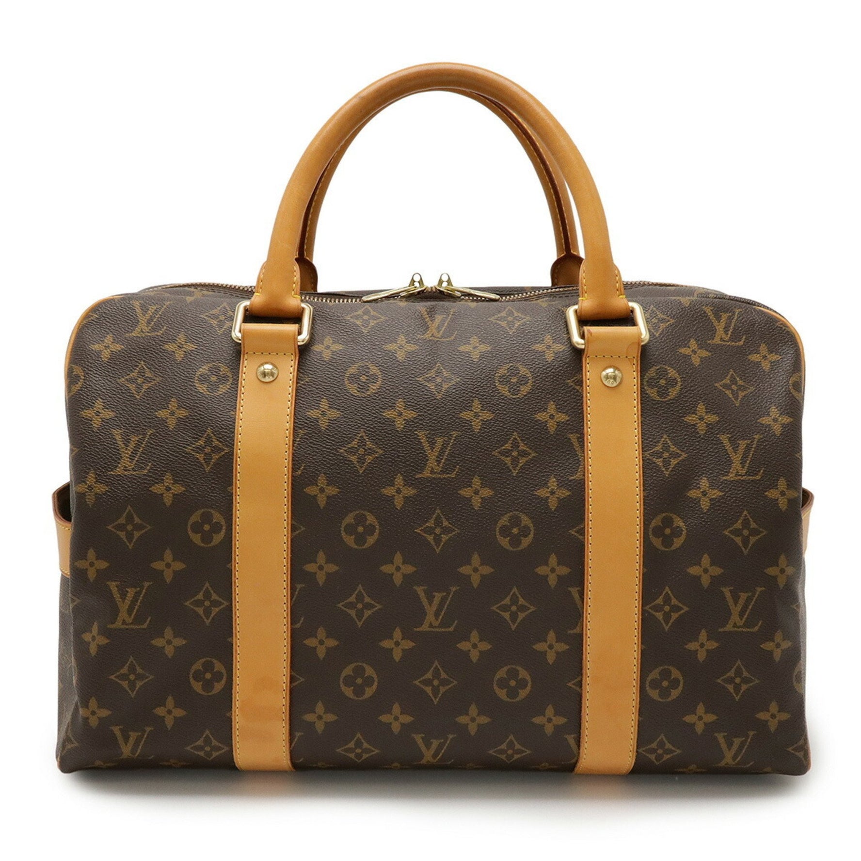 LOUIS VUITTON Monogram Carryall Boston Bag Travel Handbag