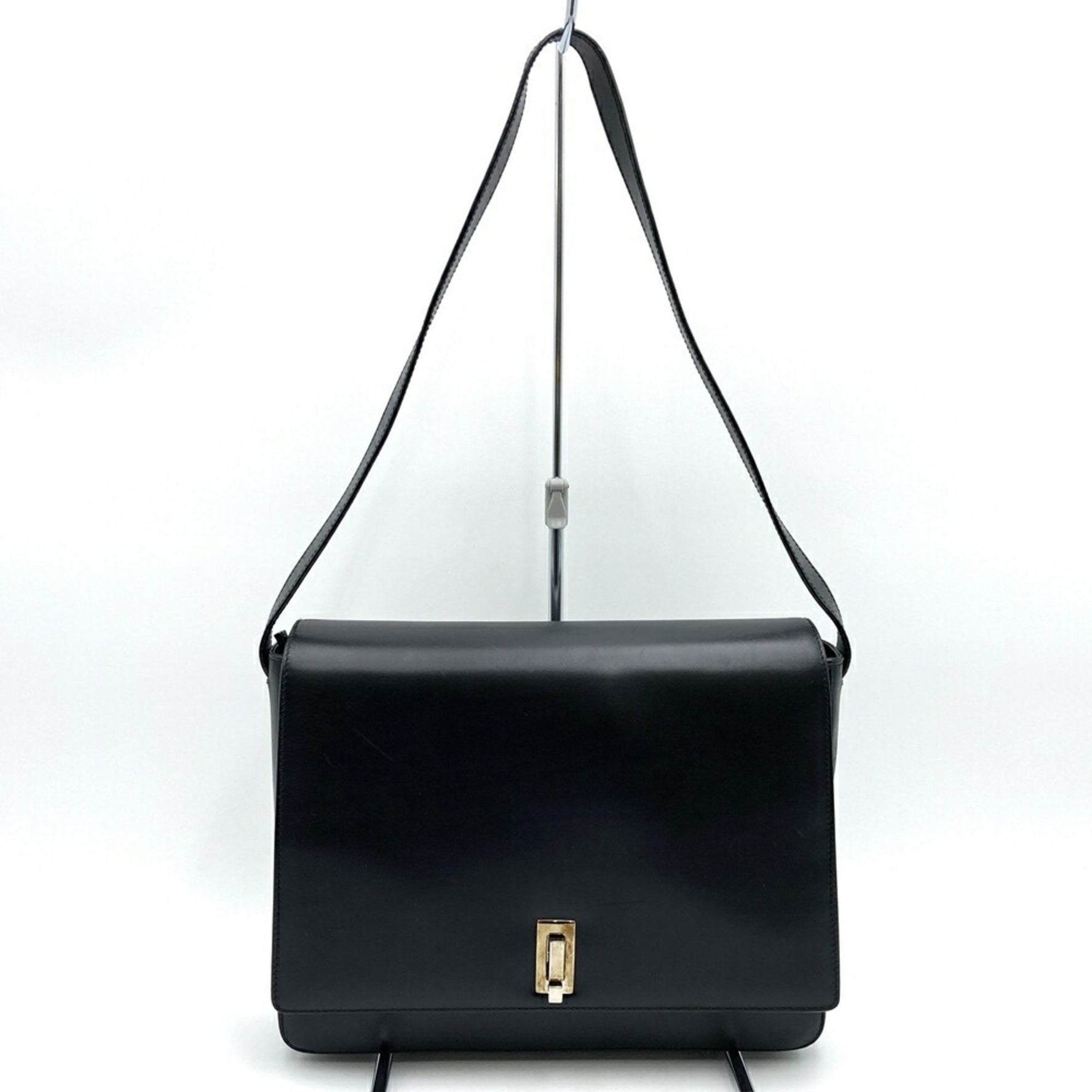 GUCCI 001 3071 Shoulder Bag in Leather with Mirror and Bill Compartment