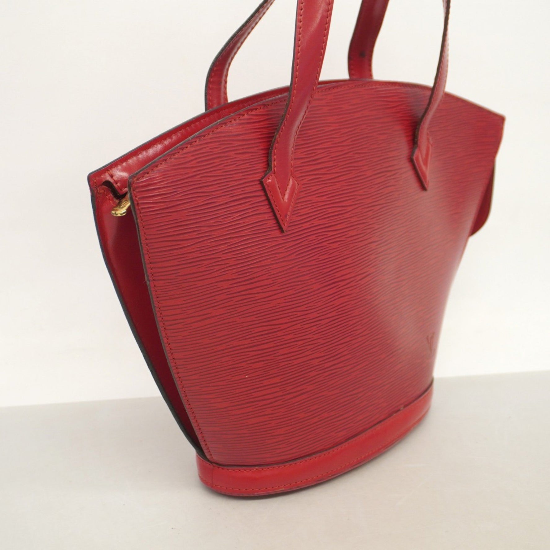 Louis Vuitton Epi Saint-Jacques Handbag Castilian Red