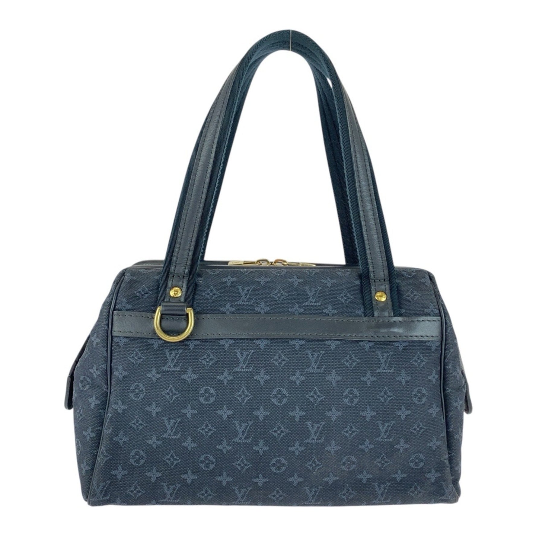 Louis Vuitton Monogram Mini Josephine PN Canvas Leather with Gold Hardware Handbag Boston Bag