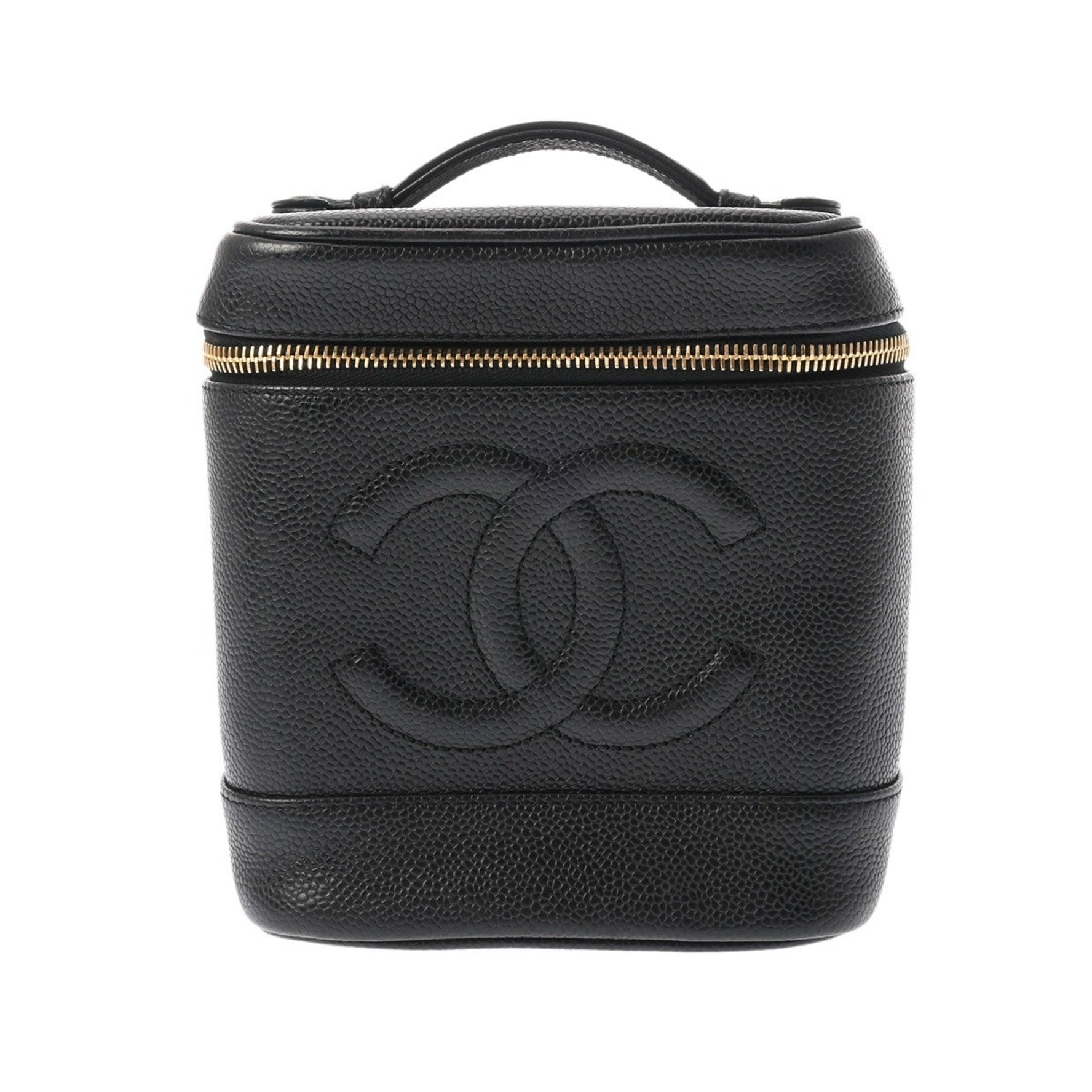 CHANEL Vertical Vanity Bag in Caviar Skin