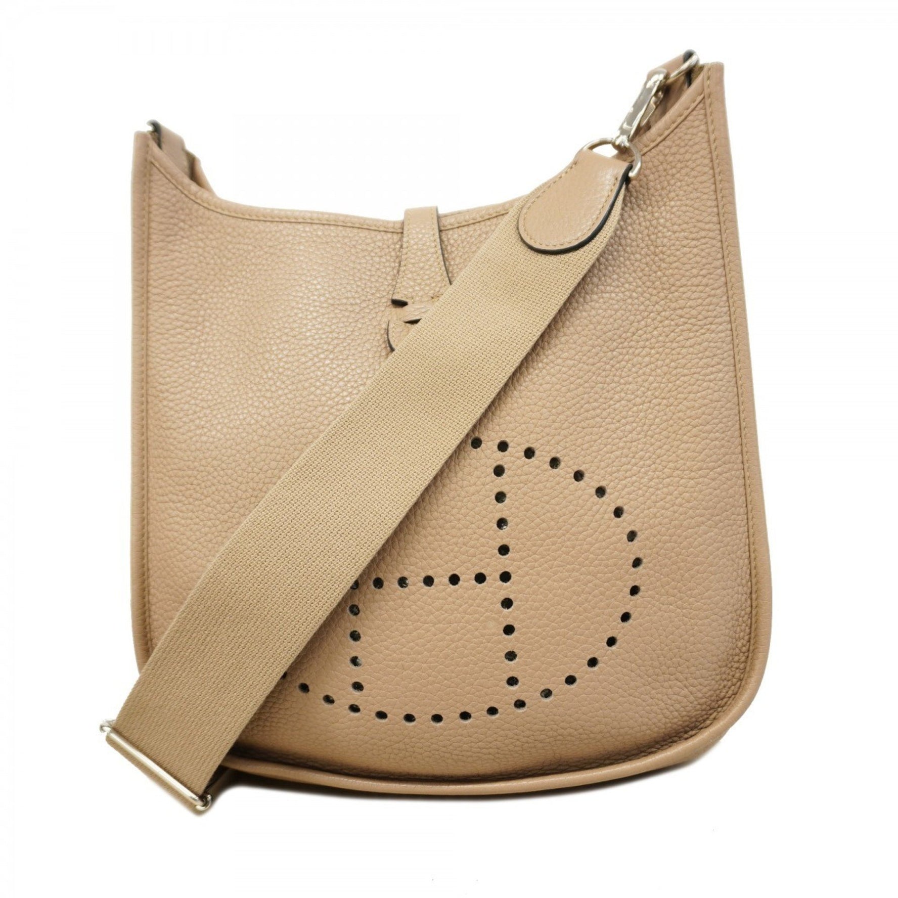 Hermes Hermès Evelyn Shoulder Bag in Taurillon Clemence Turtière Gray with N Stamp