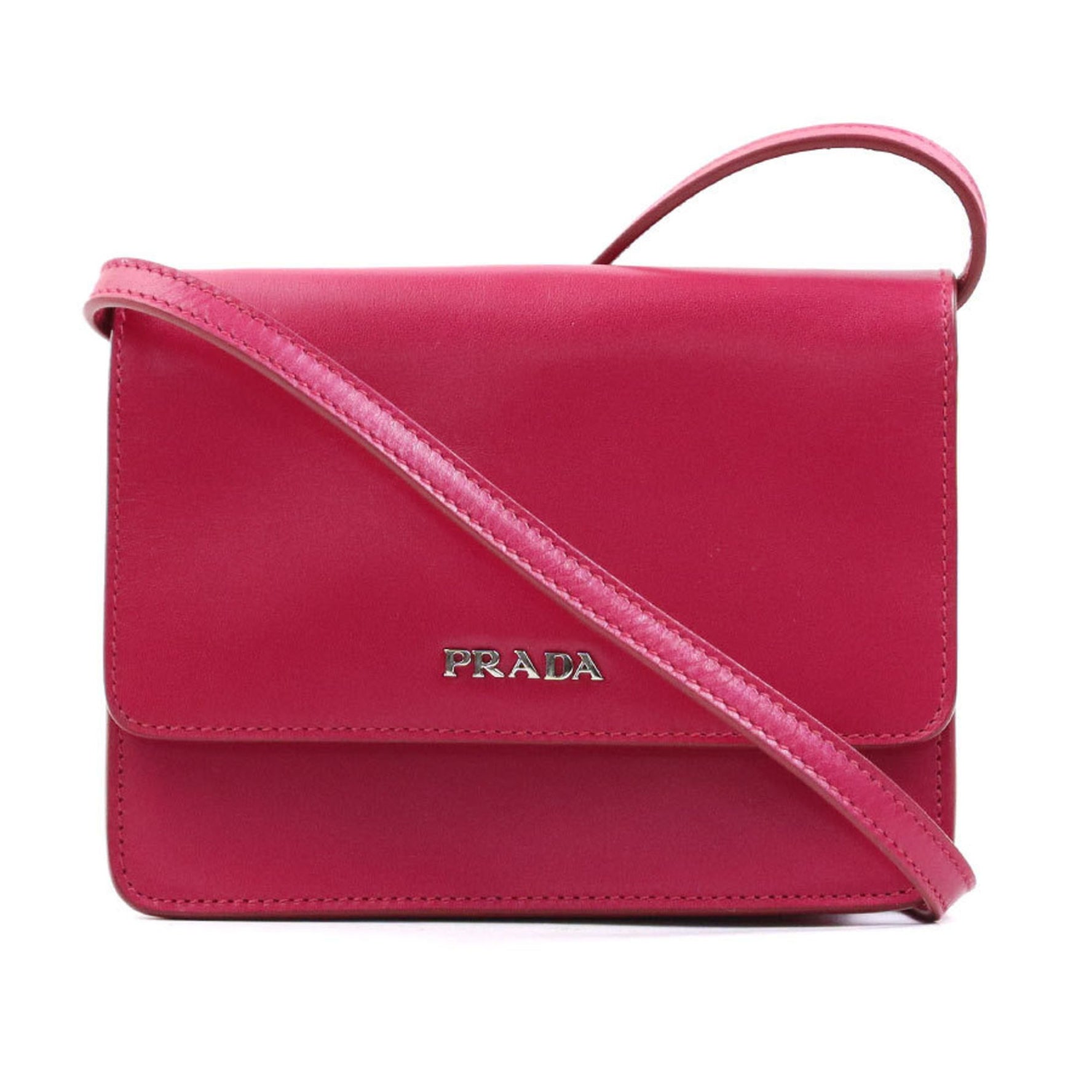 Prada shoulder bag in leather