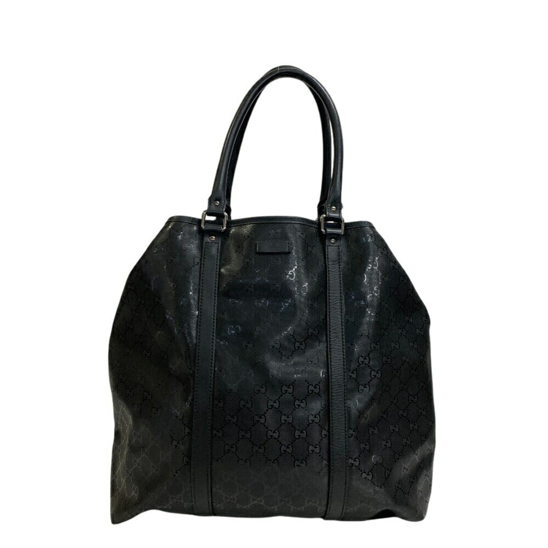 GUCCI GG Imprime Tote Bag, Black, Men's,