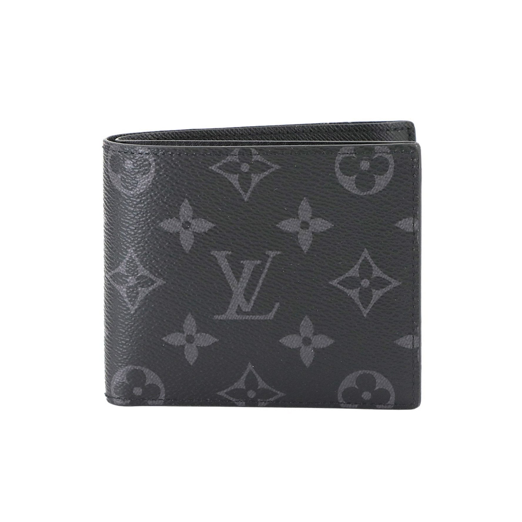 Louis Vuitton Monogram Eclipse Marco Wallet (NM) in Black (M62545)