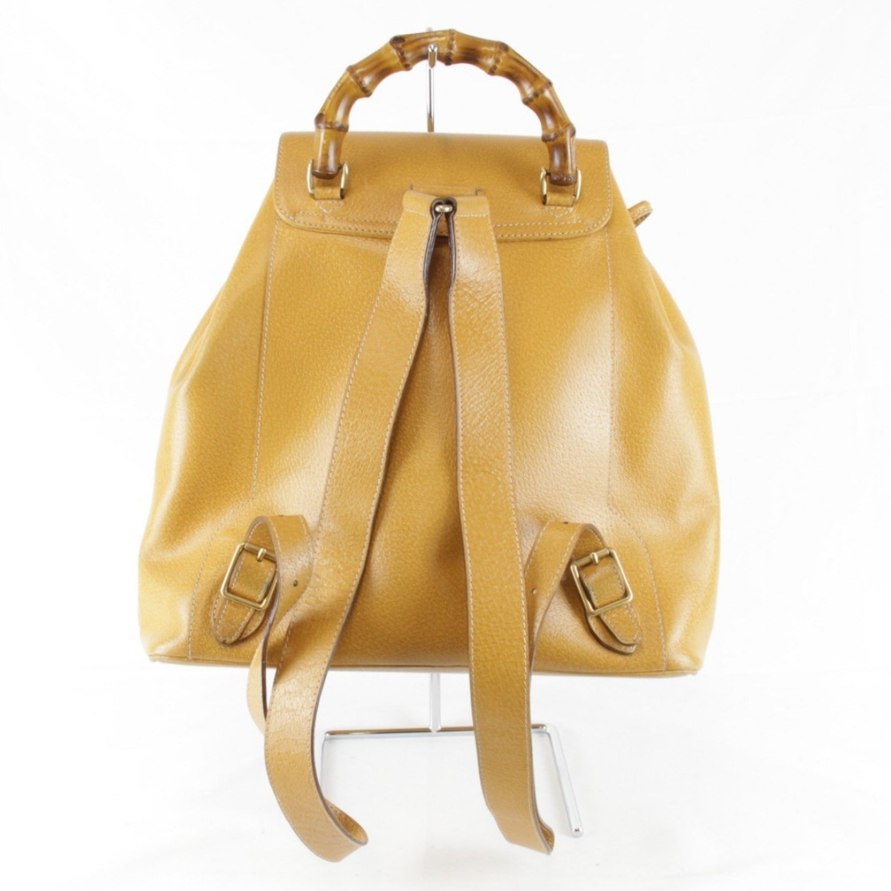 GUCCI 003・2058・0016 Backpack/Daypack Leather Bamboo