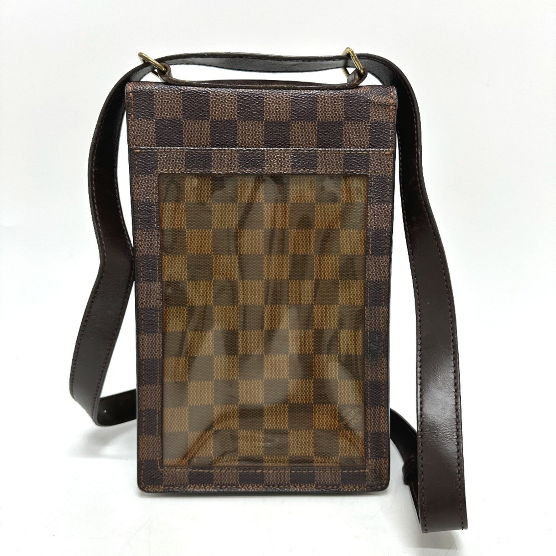 Louis Vuitton Damier Portobello Bag, Crossbody Pochette Shoulder Canvas, Men's