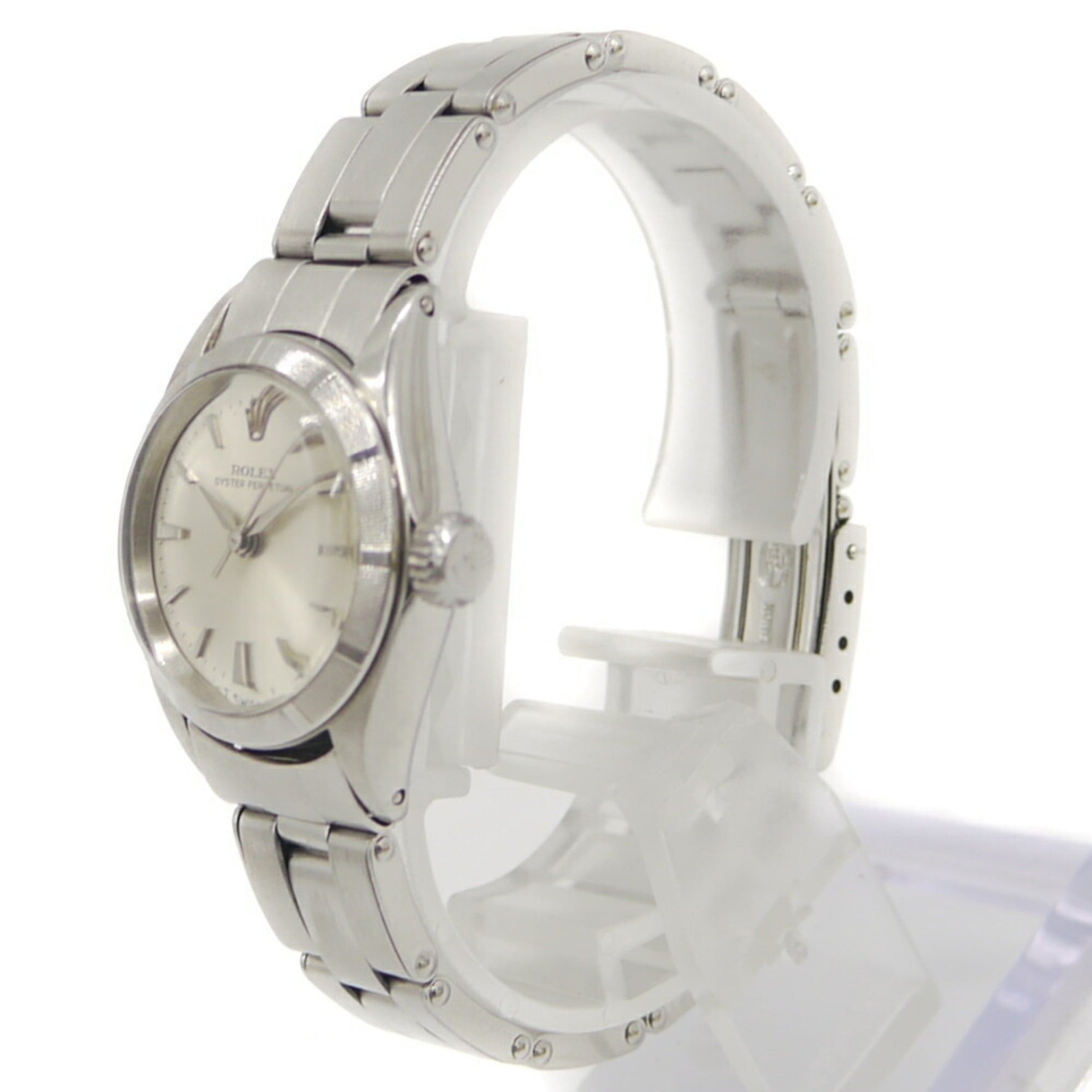 ROLEX Rolex Oyster Perpetual 6623 7-digit 17th-number Automatic Silver Dial Women's Watch