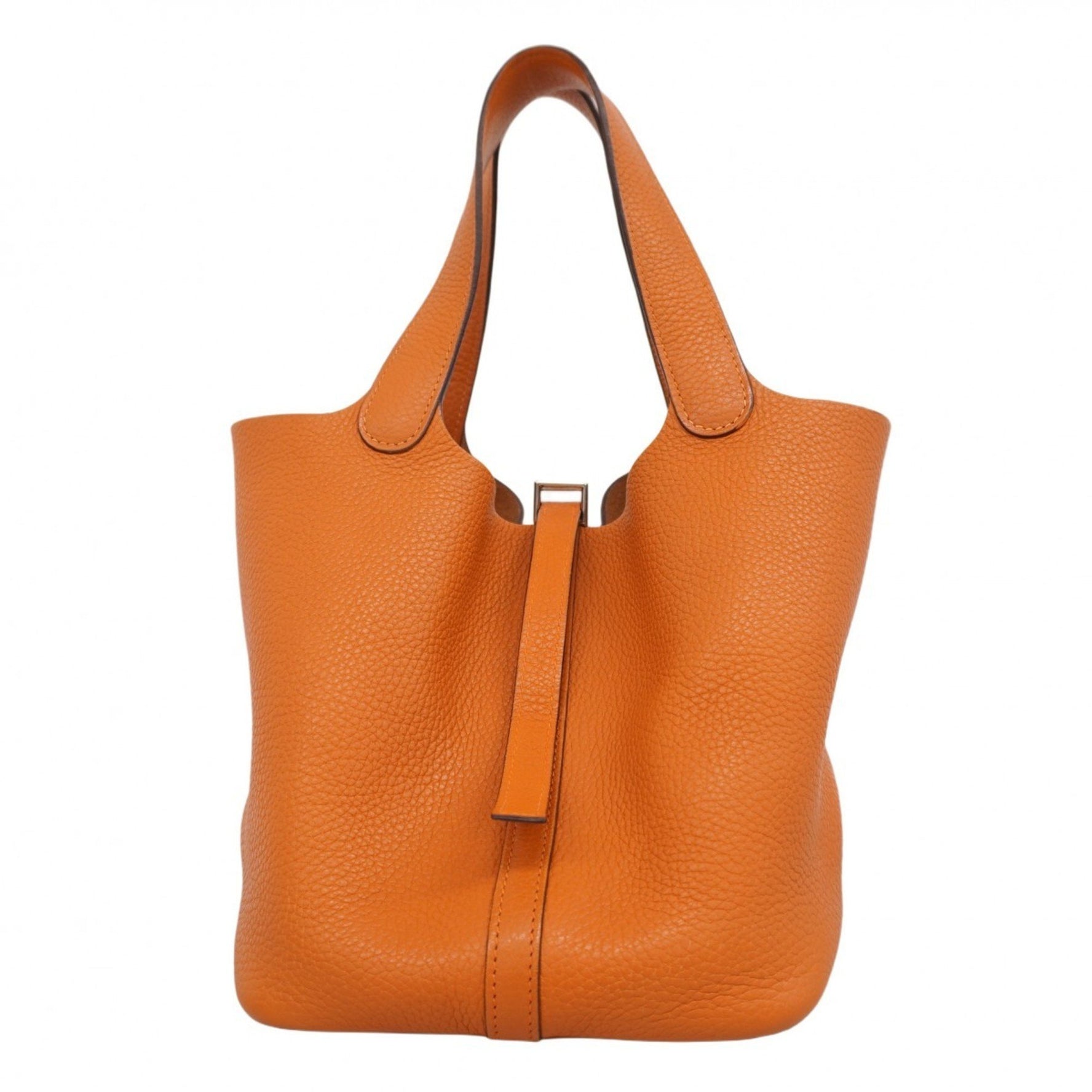 Hermes Hermès Picotin MM Handbag in Taurillon Clemence Leather, with J Stamp