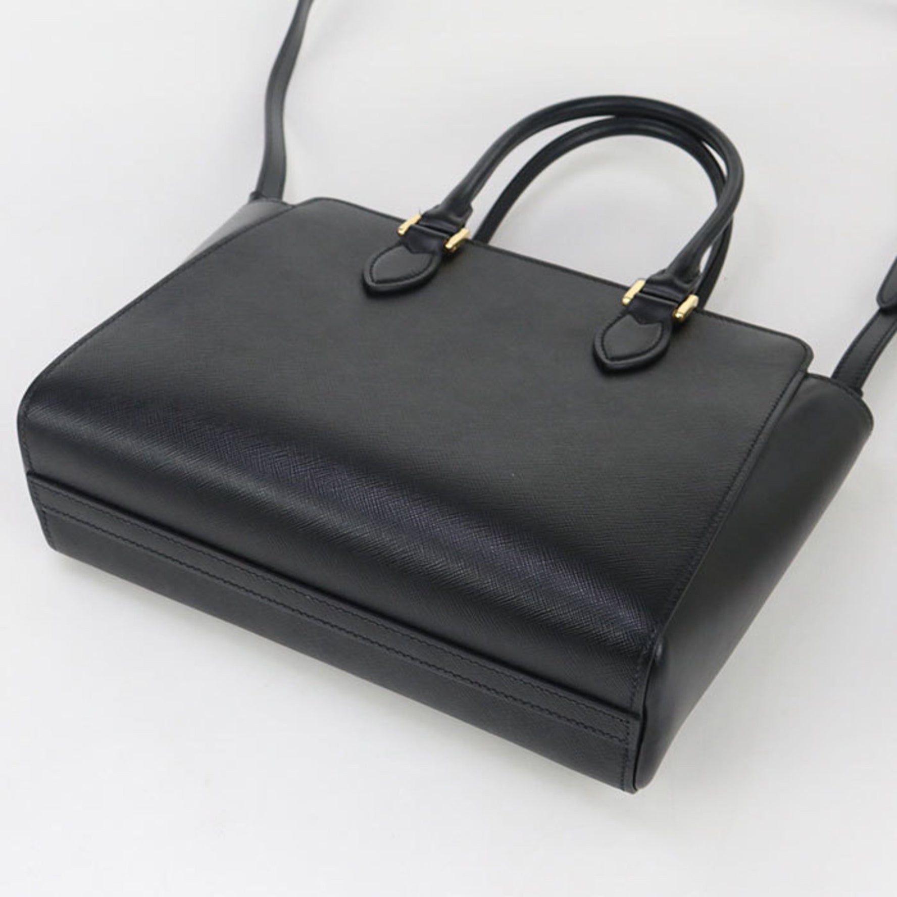 PRADA Handbag Saffiano Leather