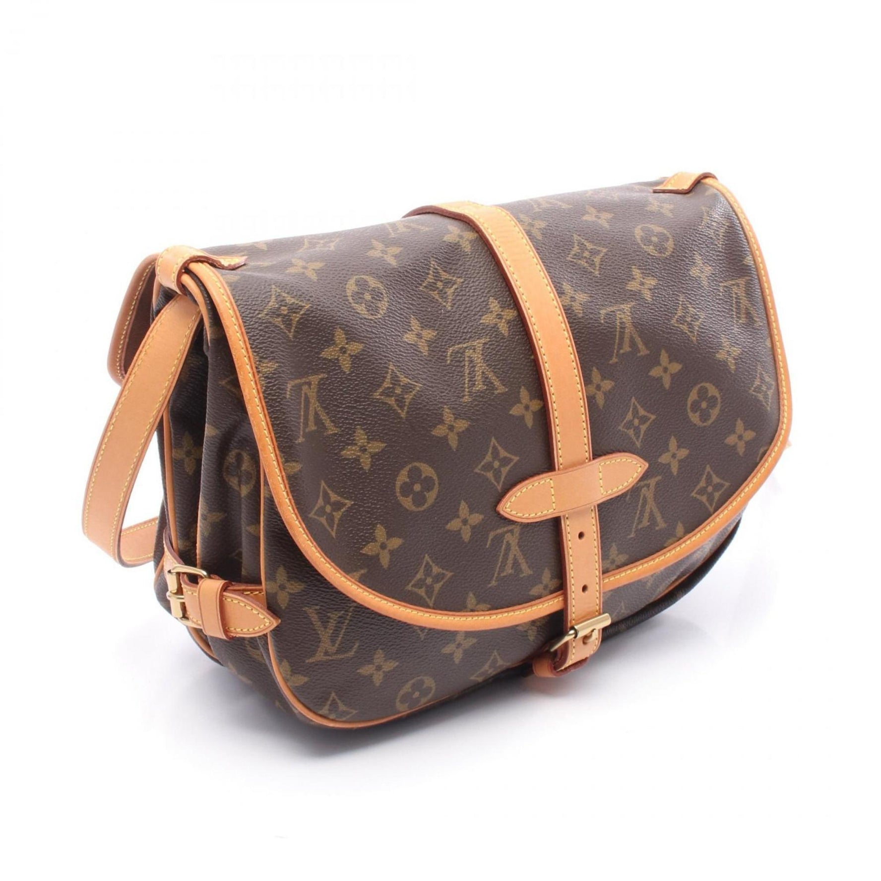 Louis Vuitton Saumur 30 Shoulder Bag, Coated Canvas and Leather, Monogram