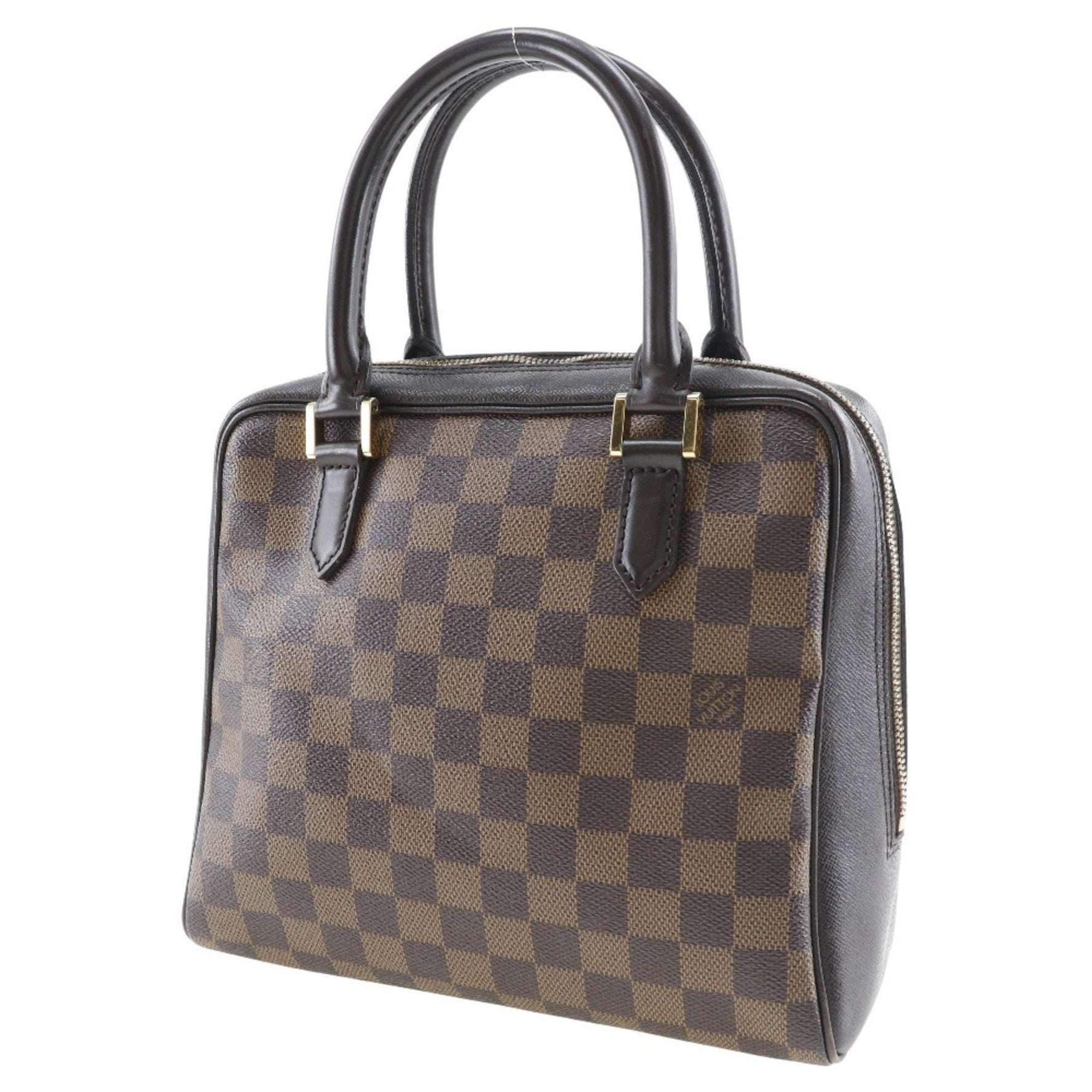 Louis Vuitton Brera Handbag, Damier Canvas, Made in France, 1998, Double Zipper