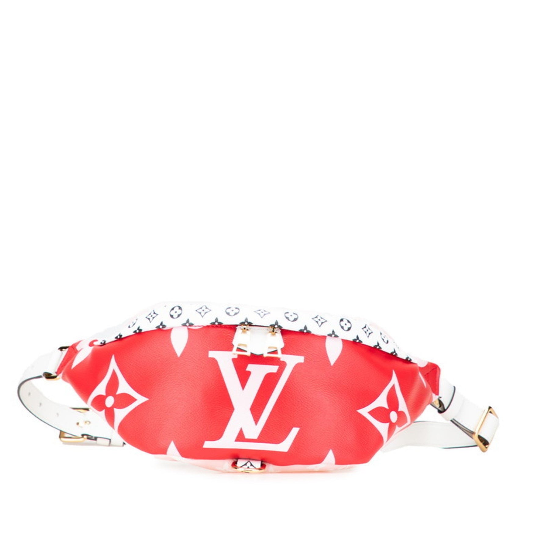 Louis Vuitton Monogram Giant Bum Bag/Body Bag M44575 Rouge Red White PVC Leather Women's LOUIS VUITTON