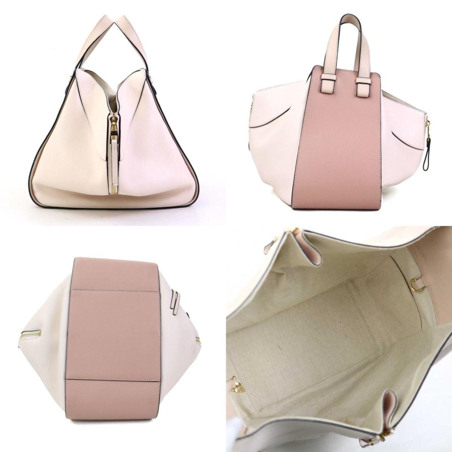 LOEWE Hammock Shoulder Bag in Pink Leather, Women's, 90172k