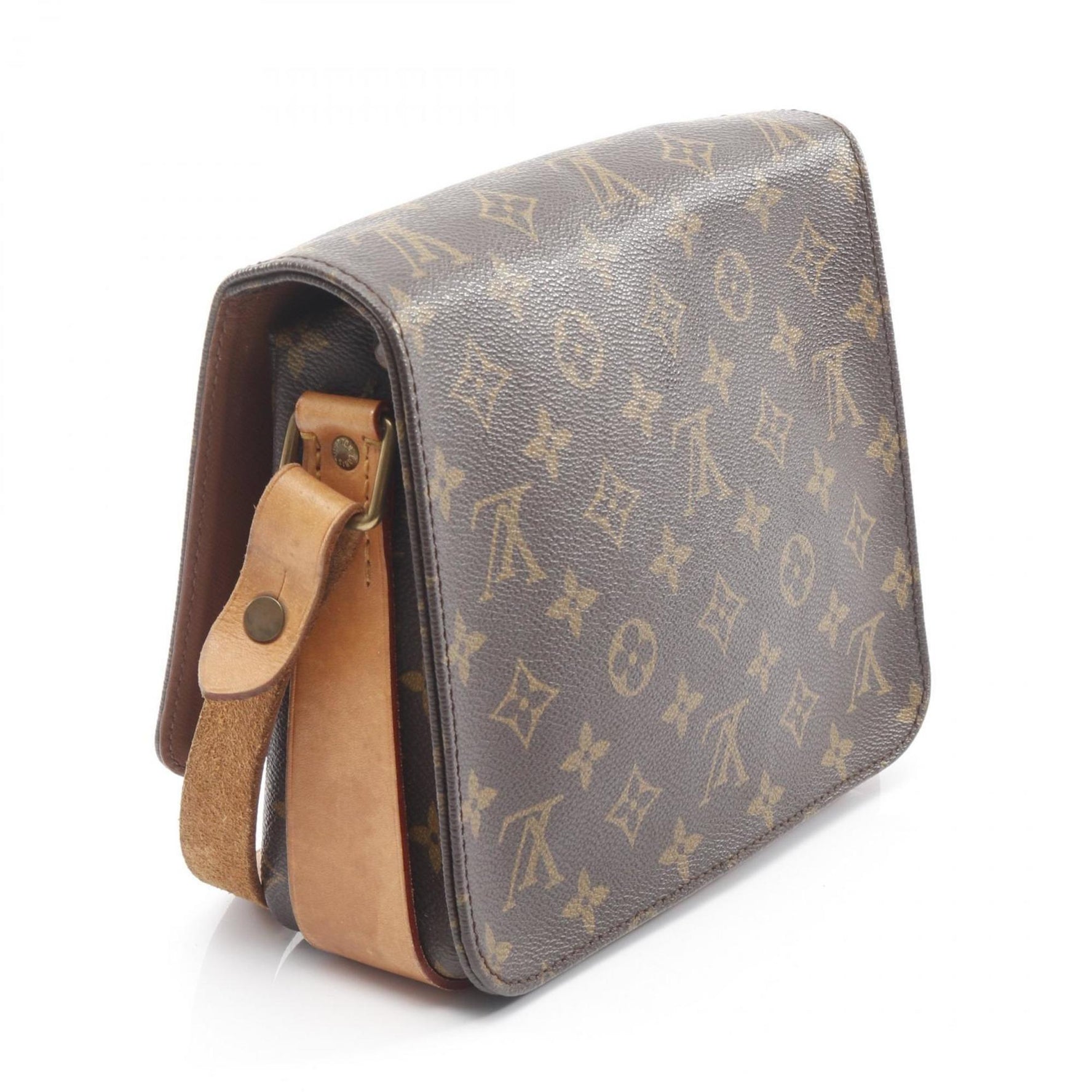 Louis Vuitton Carte Ciel MM Shoulder Bag, Coated Canvas and Leather, Monogram, Brown