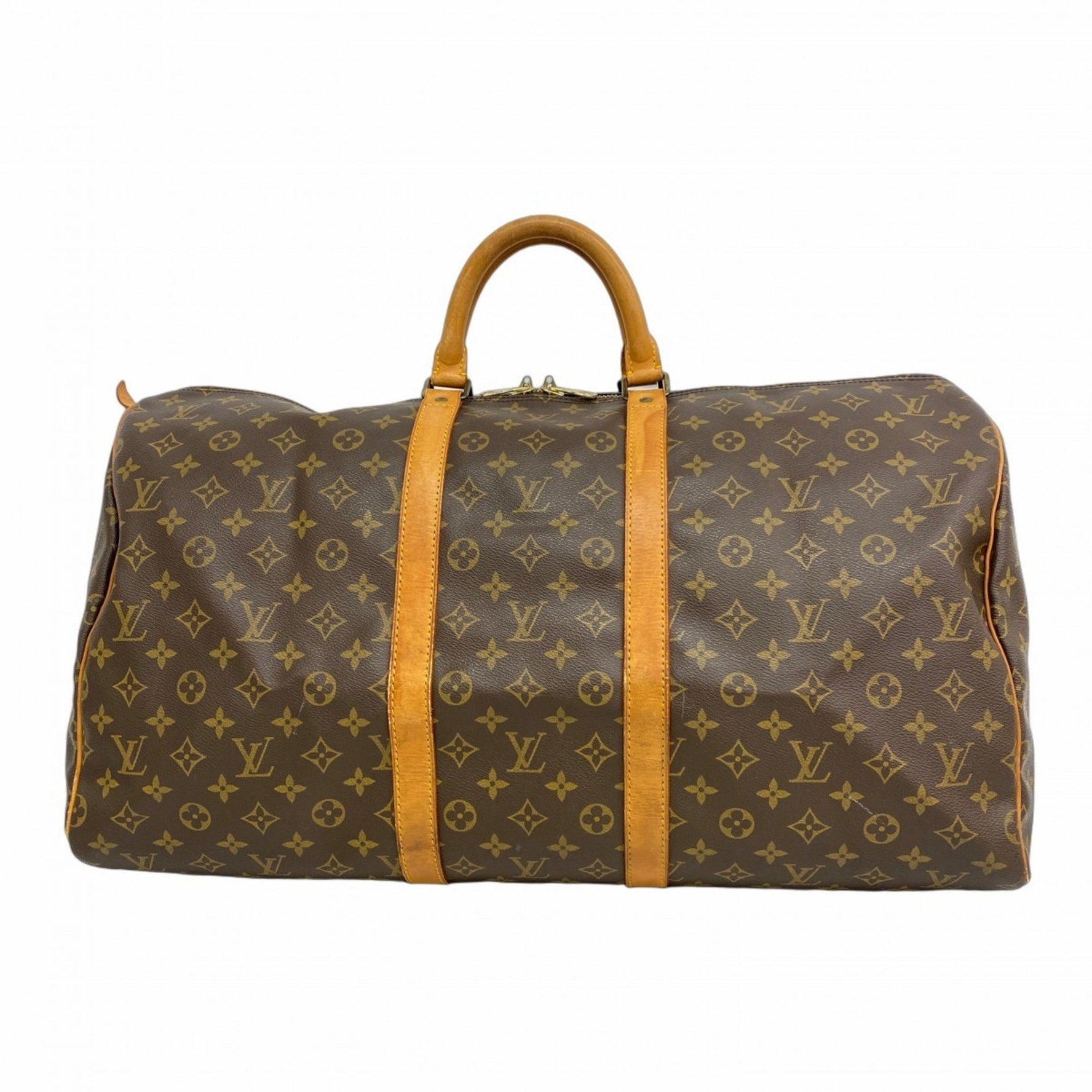 Louis Vuitton Monogram Keepall 55 Boston Bag Men's and