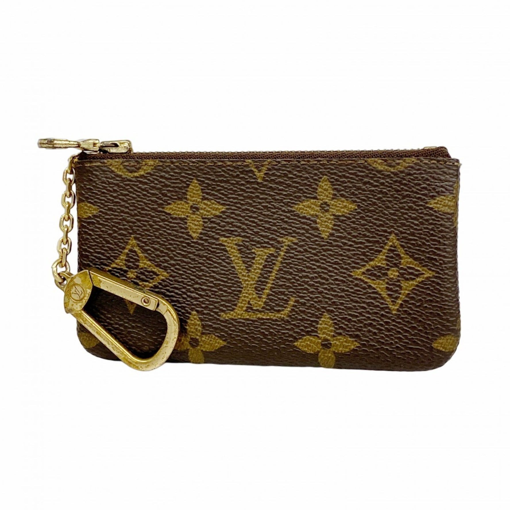 Louis Vuitton Monogram Pochette Cle Wallet/Coin Case Men's/Women's