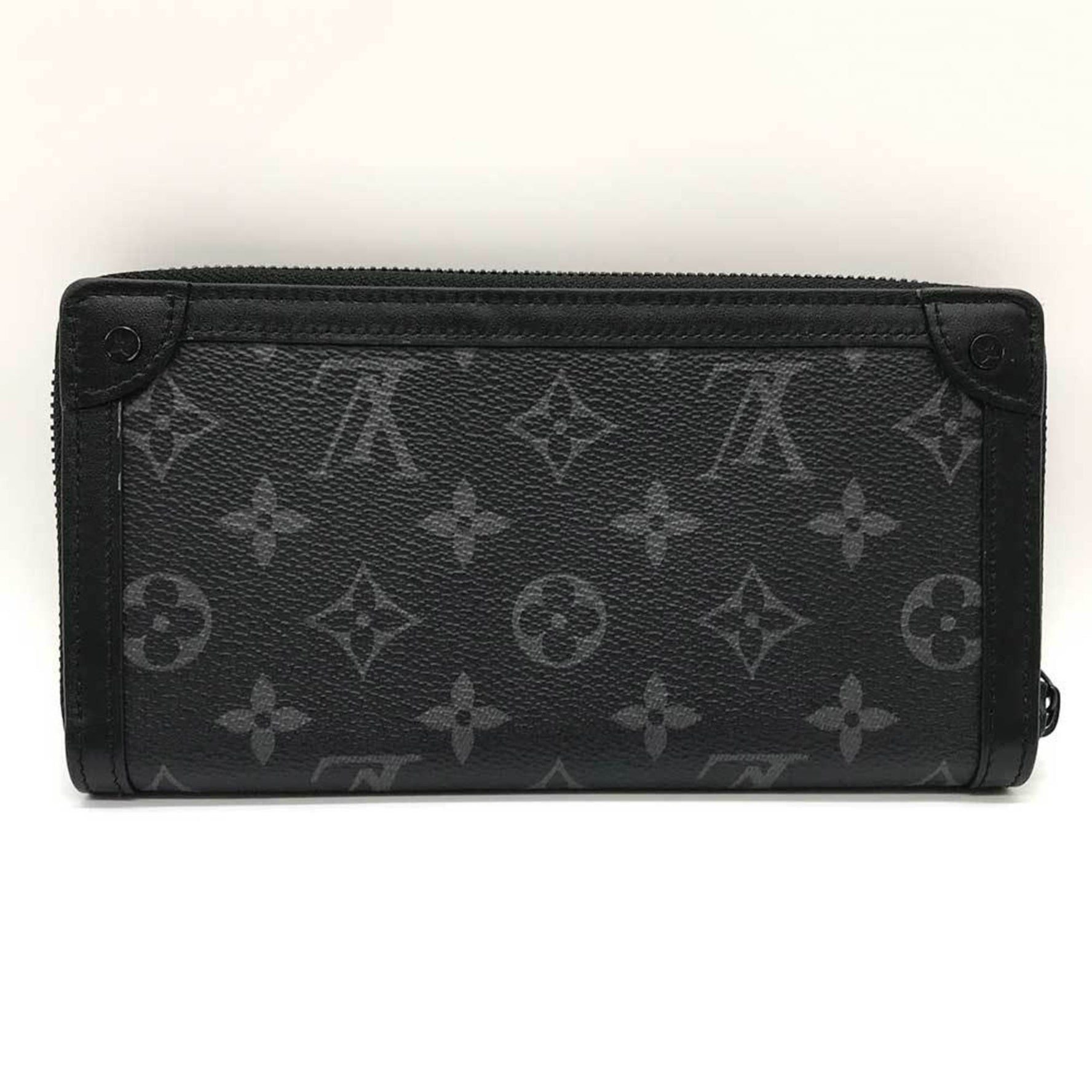 Louis Vuitton Trunk Zippy Wallet Monogram Eclipse Black