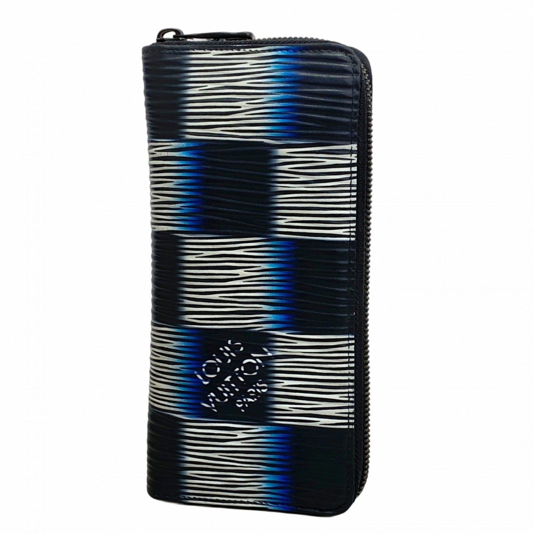 Louis Vuitton Damier Rush Epi Zippy Wallet Vertical Black Men's P1150404