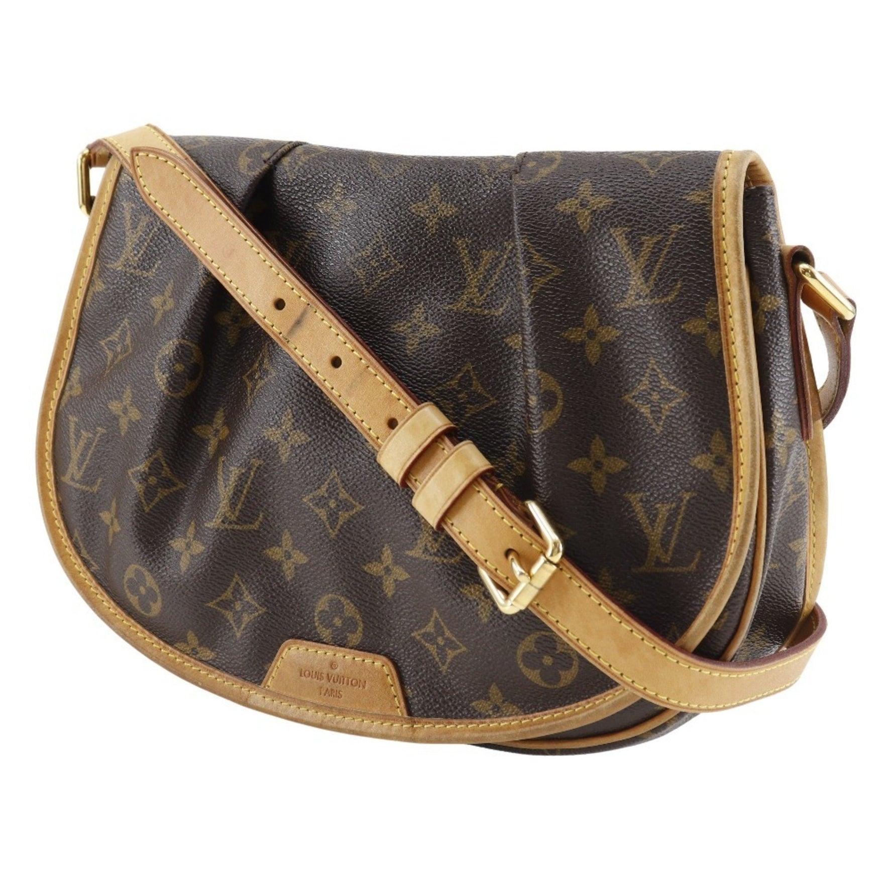 Louis Vuitton Menilmontant PM Shoulder Bag Monogram Canvas 2013 Type Menil Montan