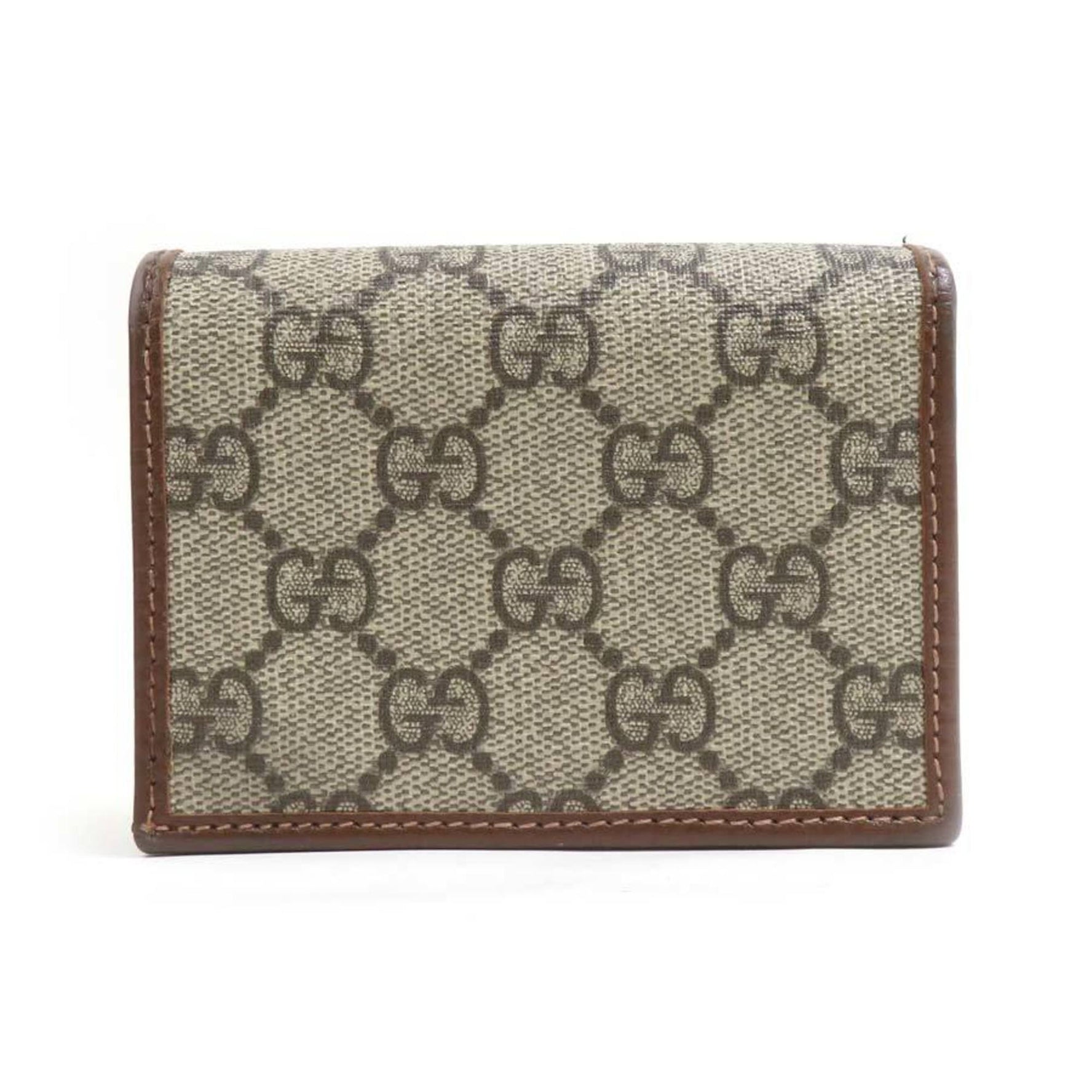 Gucci Horsebit Bifold Wallet in GG Supreme Canvas