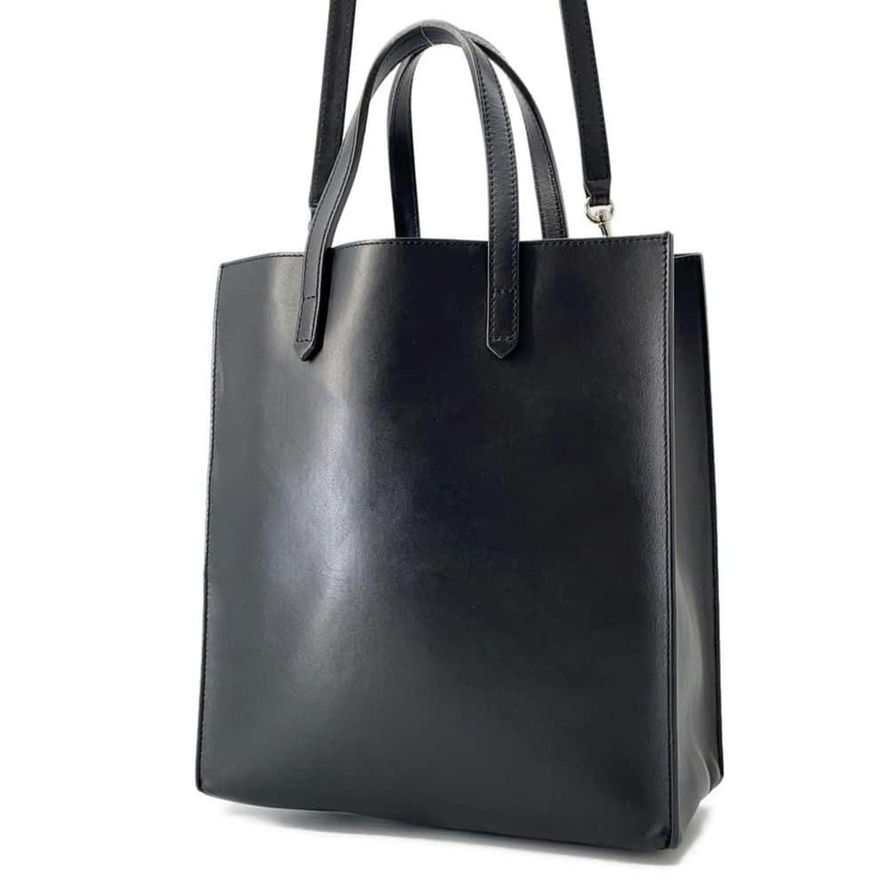 Givenchy Tote Bag Square S Bambi Riccardo Tisci Leather Shoulder Black