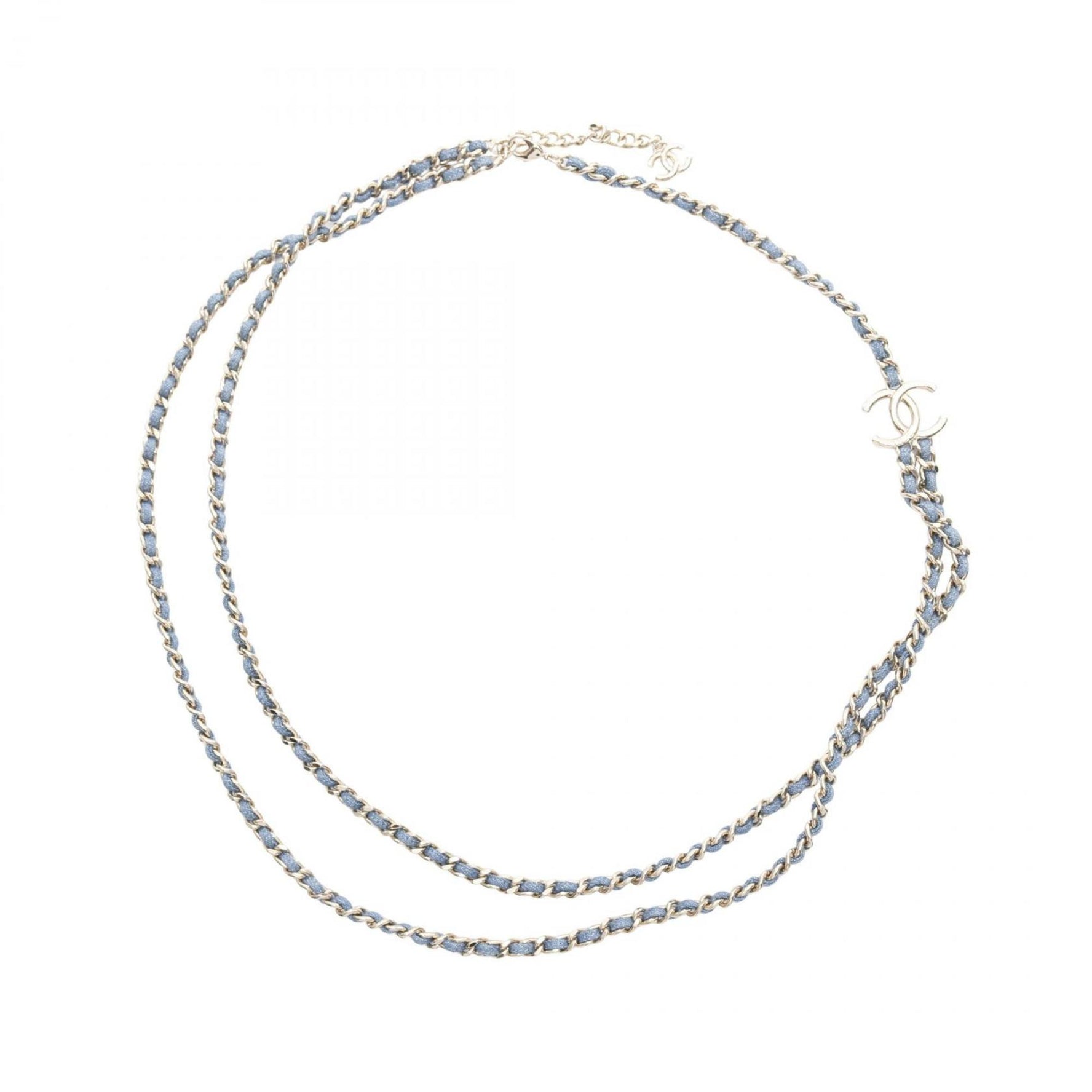 Chanel Coco Mark Belt, Denim GP, Blue