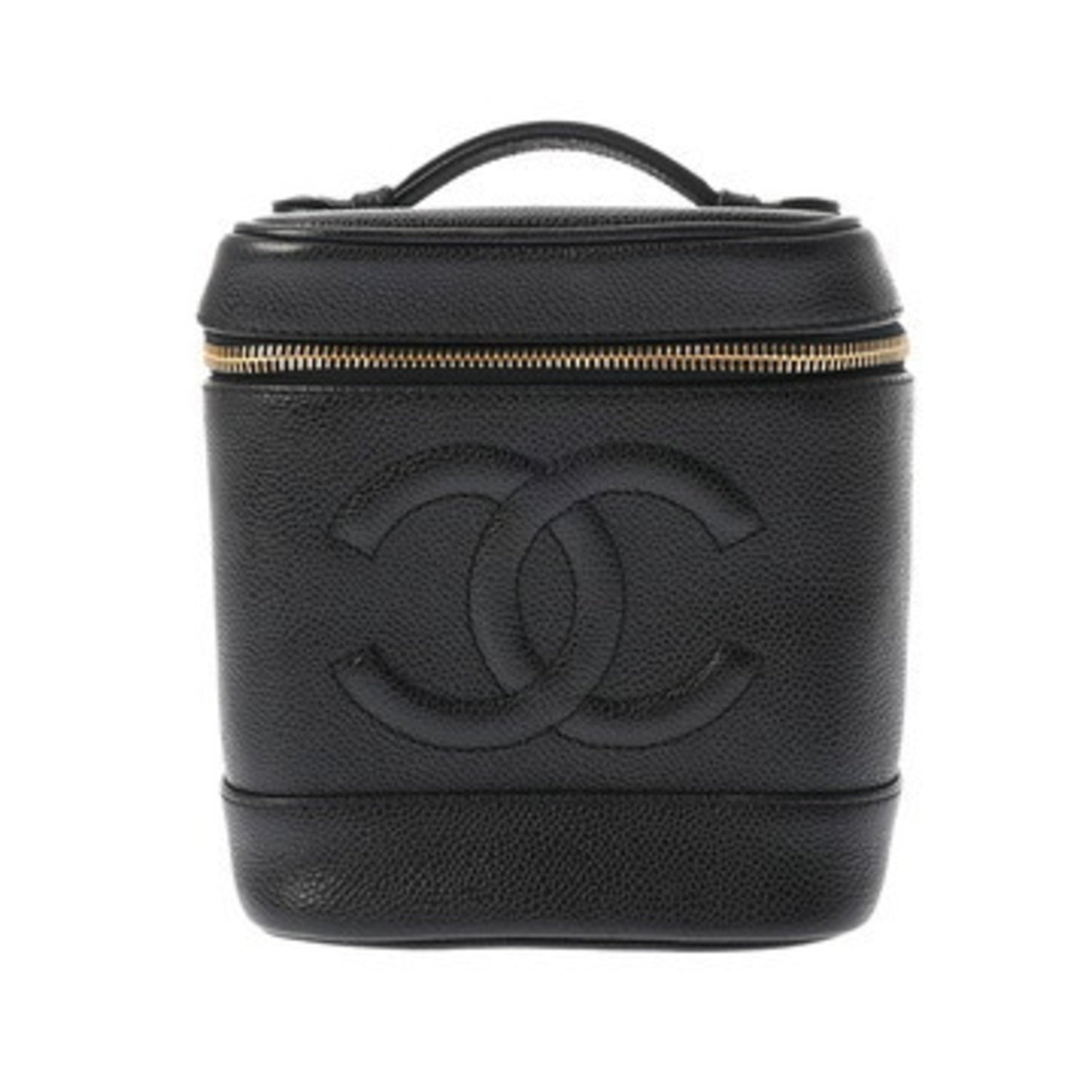 CHANEL Vertical Vanity Bag in Caviar Skin
