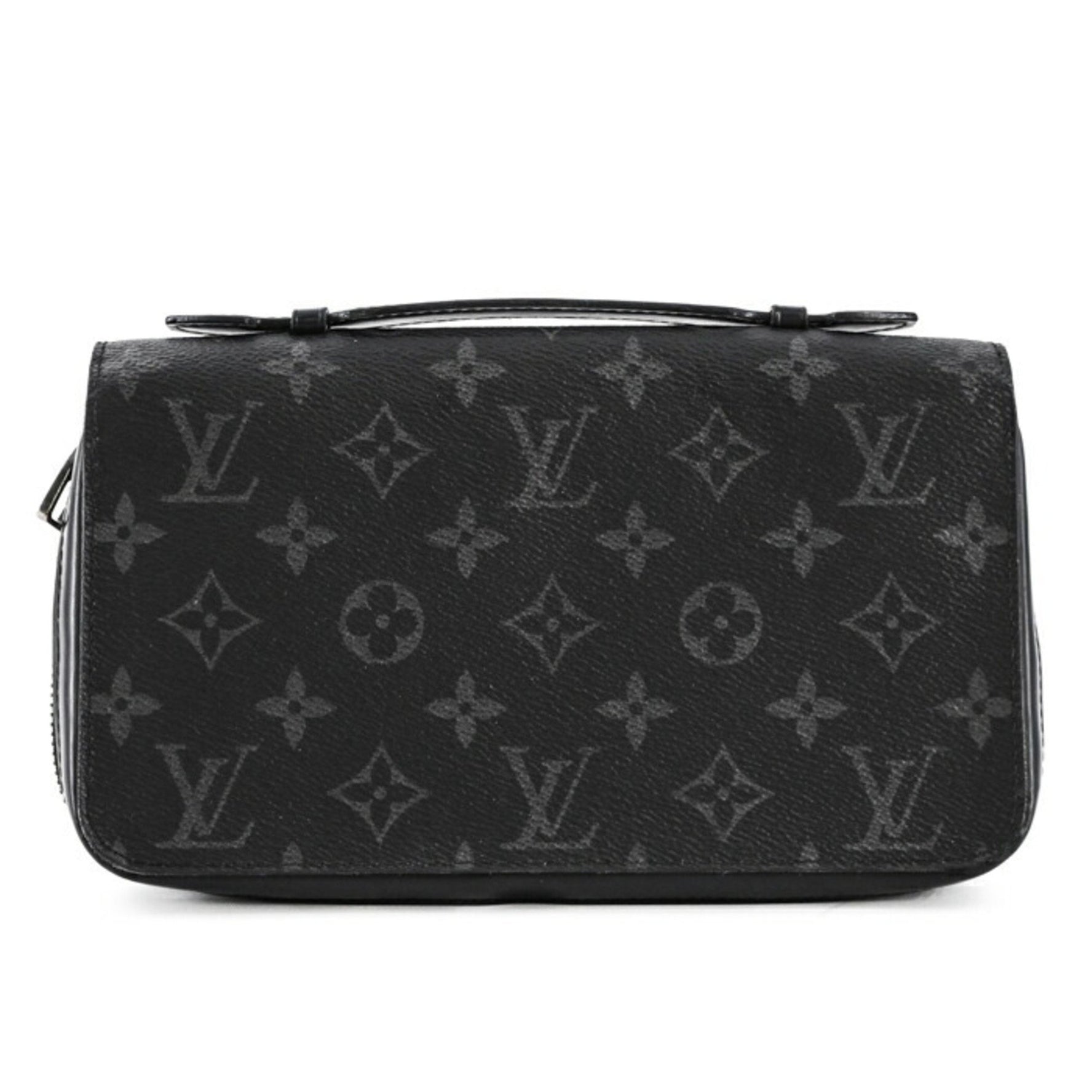 Louis Vuitton Monogram Eclipse Zippy XL Round Organizer Long Wallet