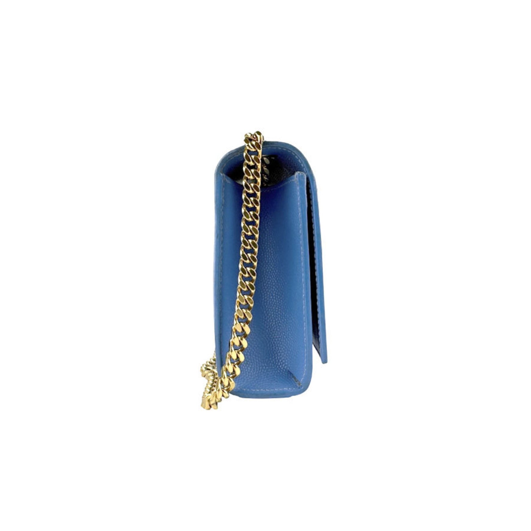 Saint Laurent shoulder bag in and gold leather