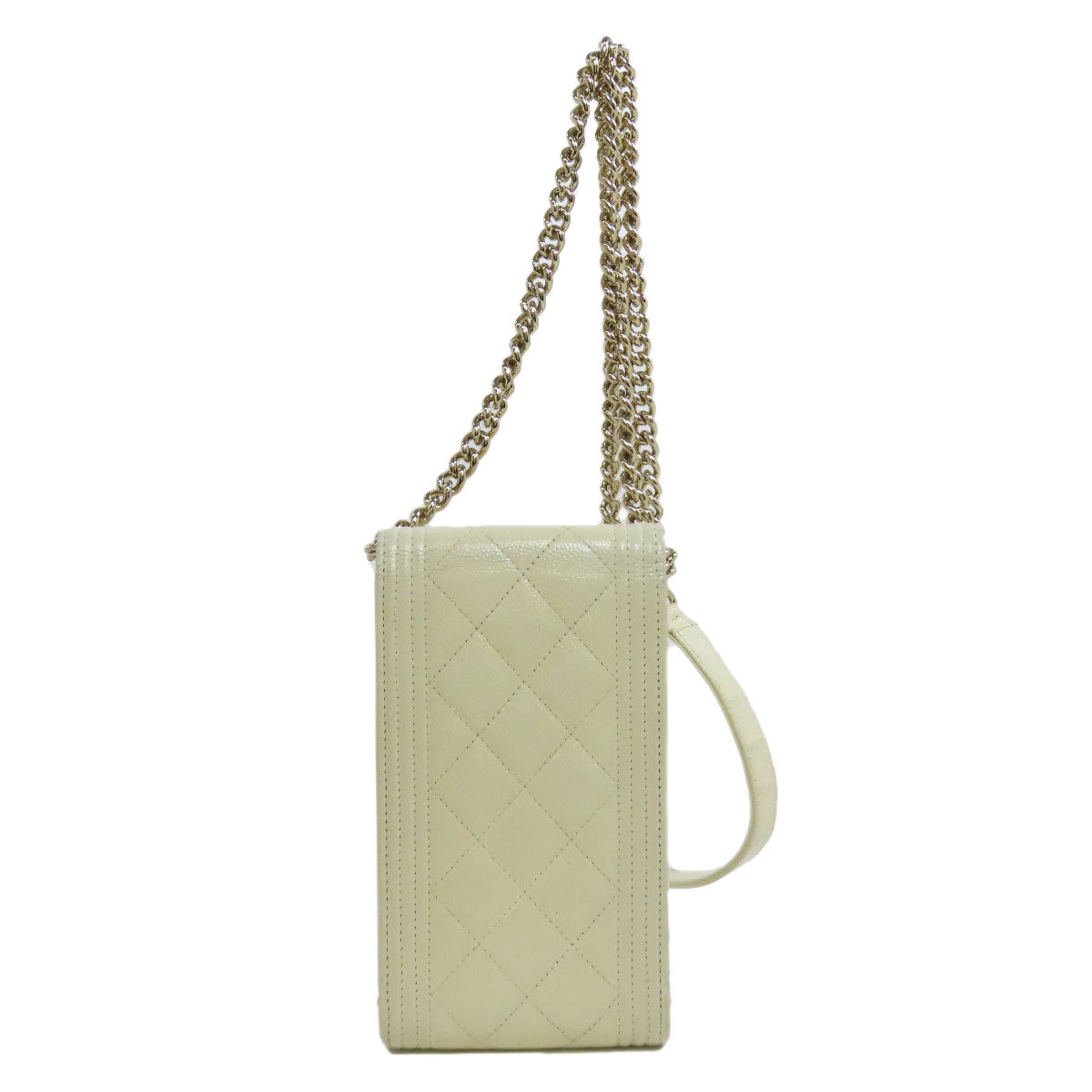 Chanel Boy Smartphone Case Caviar Skin Ladies