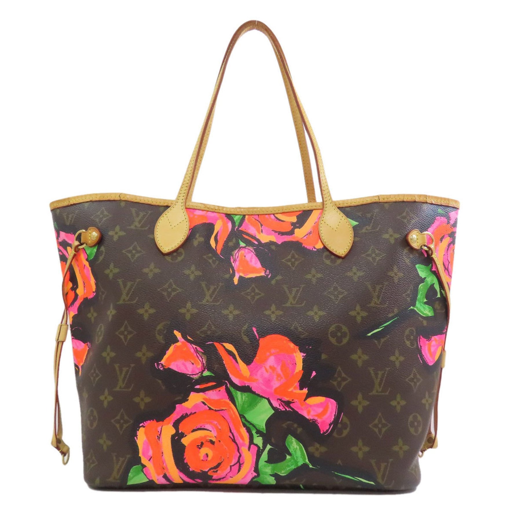 Louis Vuitton Neverfull MM Old Tote Bag Canvas