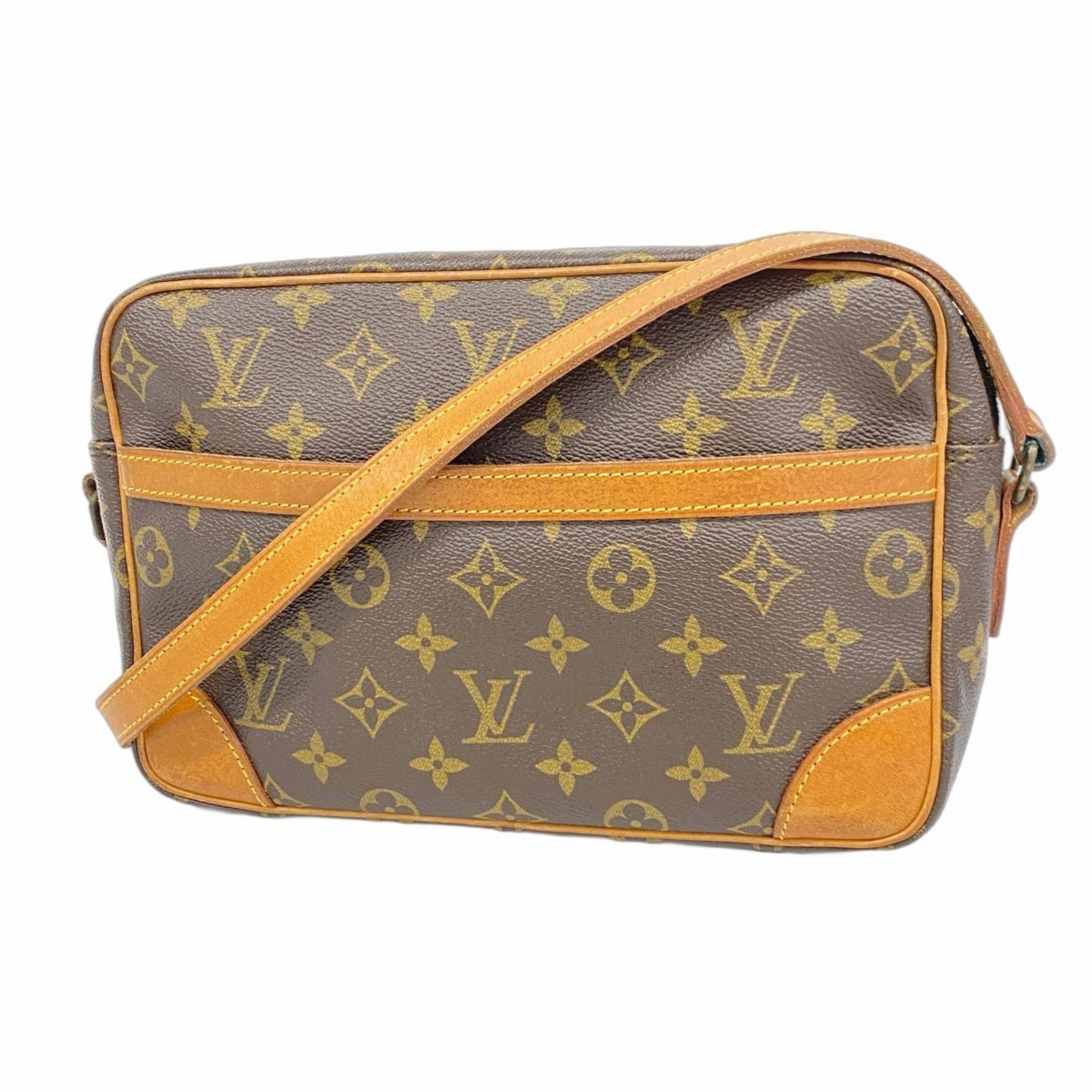 Louis Vuitton Monogram Trocadero 27 Shoulder Bag M51274 Brown Women's