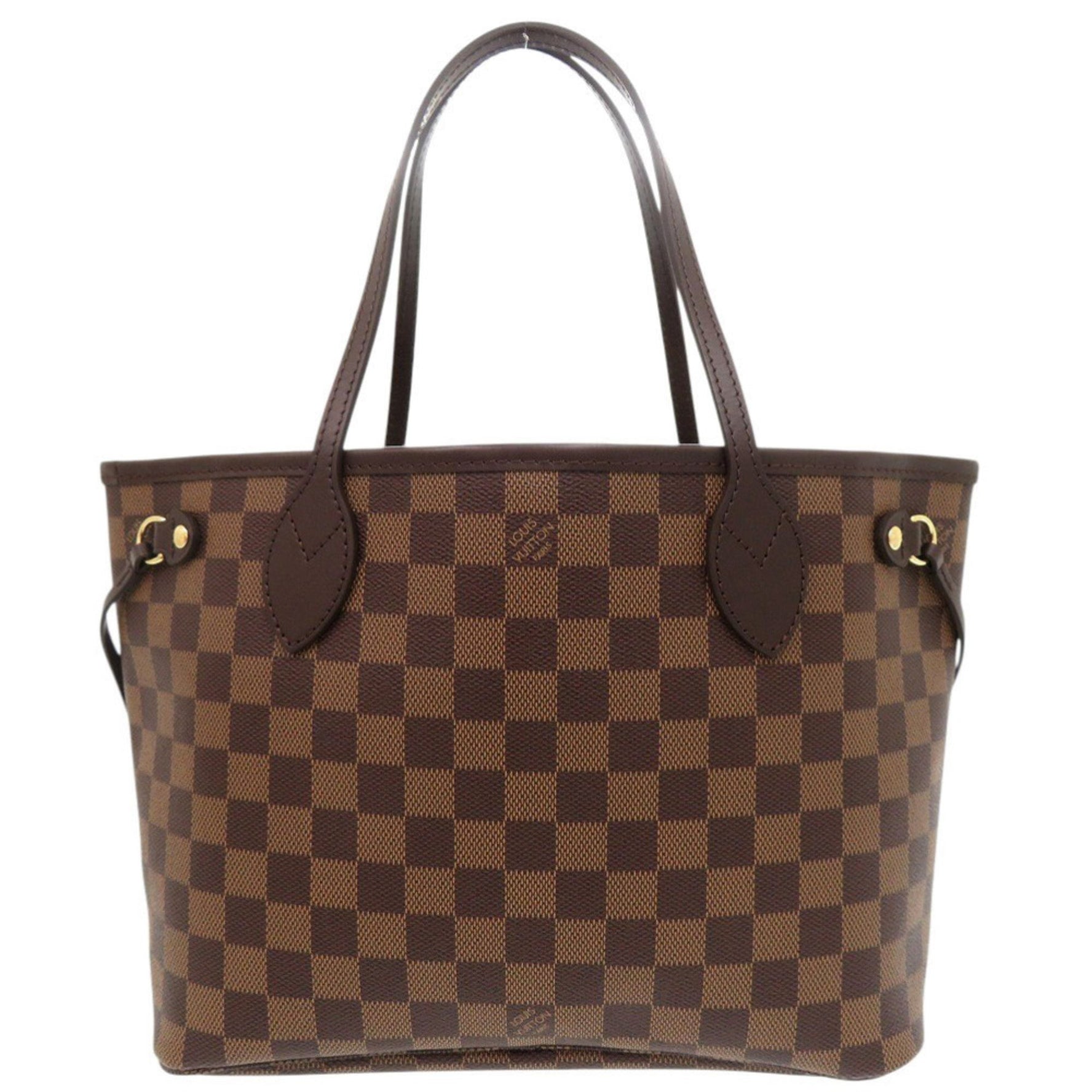 Like new Louis Vuitton Neverfull PM Damier Tote Bag with Pouch LV 0701 LOUIS VUITTON