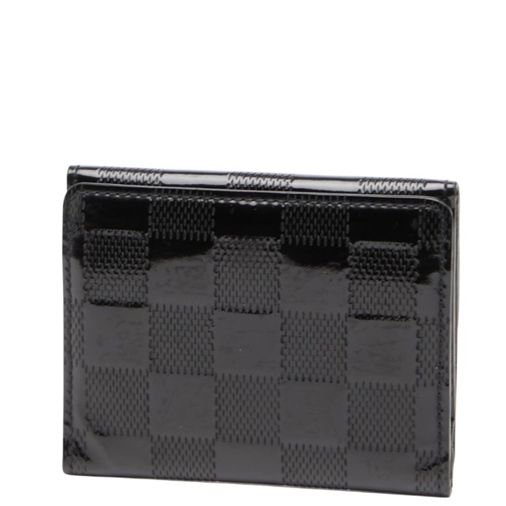 Louis Vuitton Damier Vernis Ludlow Wallet/Coin Case/Business Card Case Patent Leather LOUIS VUITTON