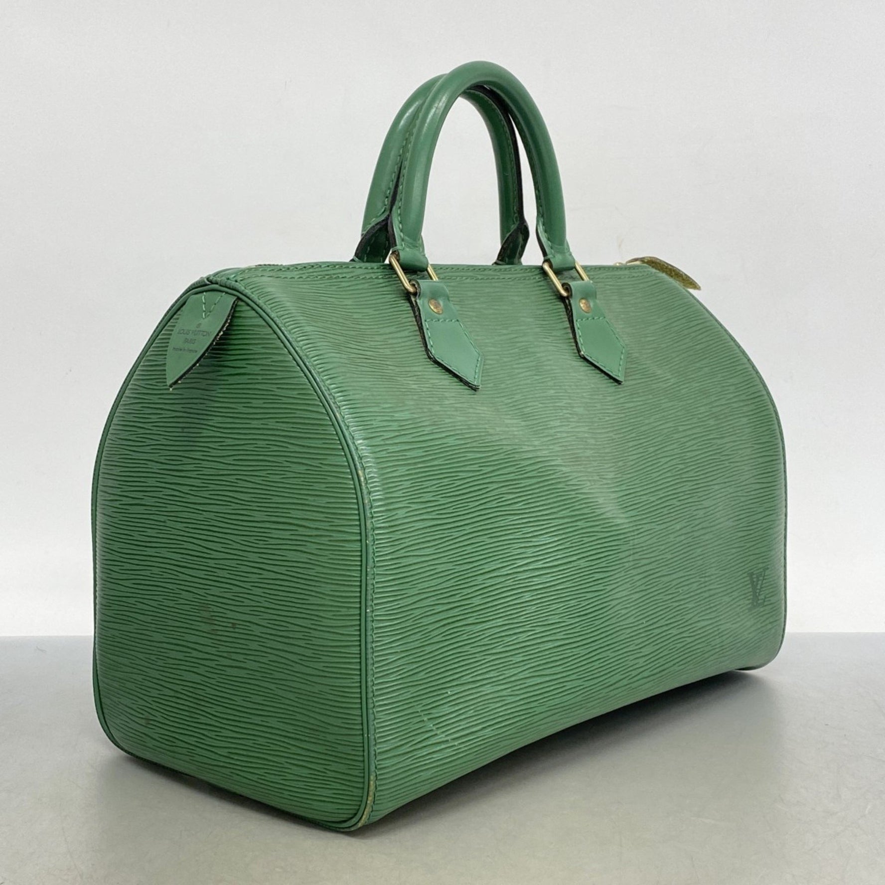 Louis Vuitton Epi Speedy 30 Handbag Borneo Green