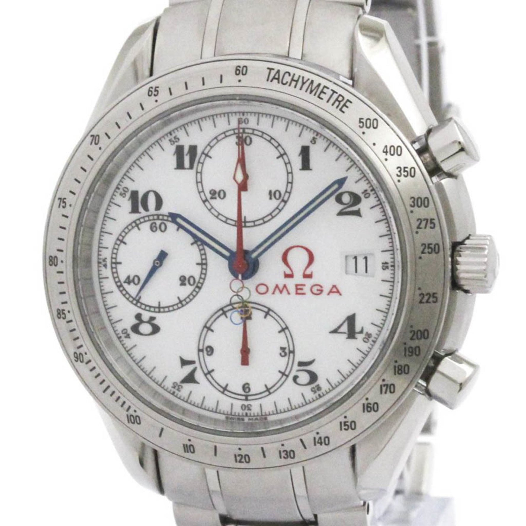 OMEGA Speedmaster Olympic Steel Watch 323.10.40.40.04.001 Polished