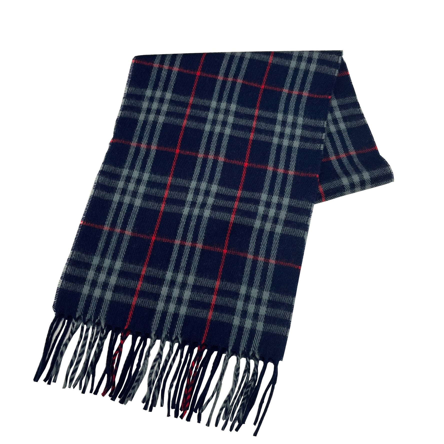 BURBERRY Wool Check Pattern Stole/Scarf