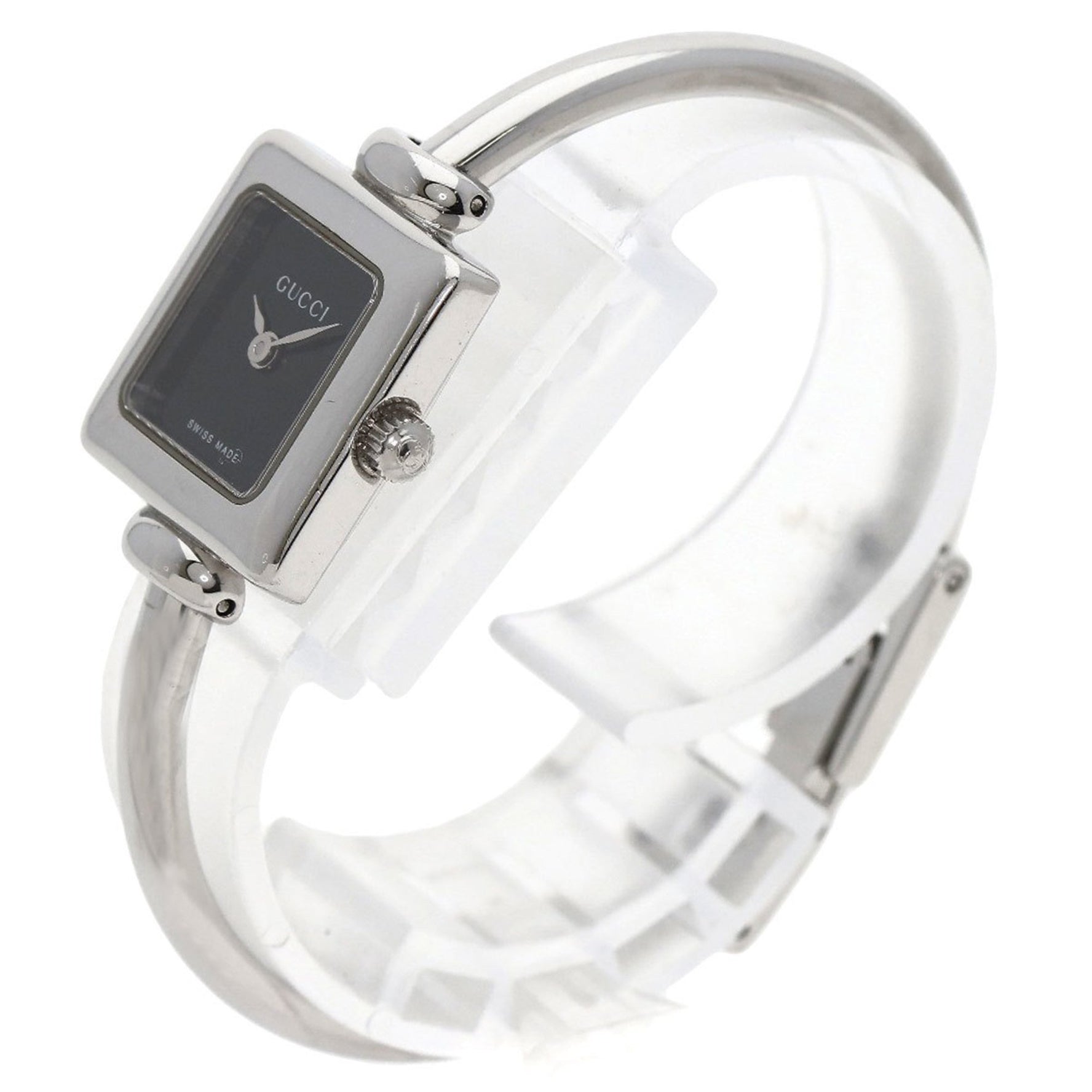 Gucci 1900L Square Face Watch Stainless Steel SS Ladies GUCCI