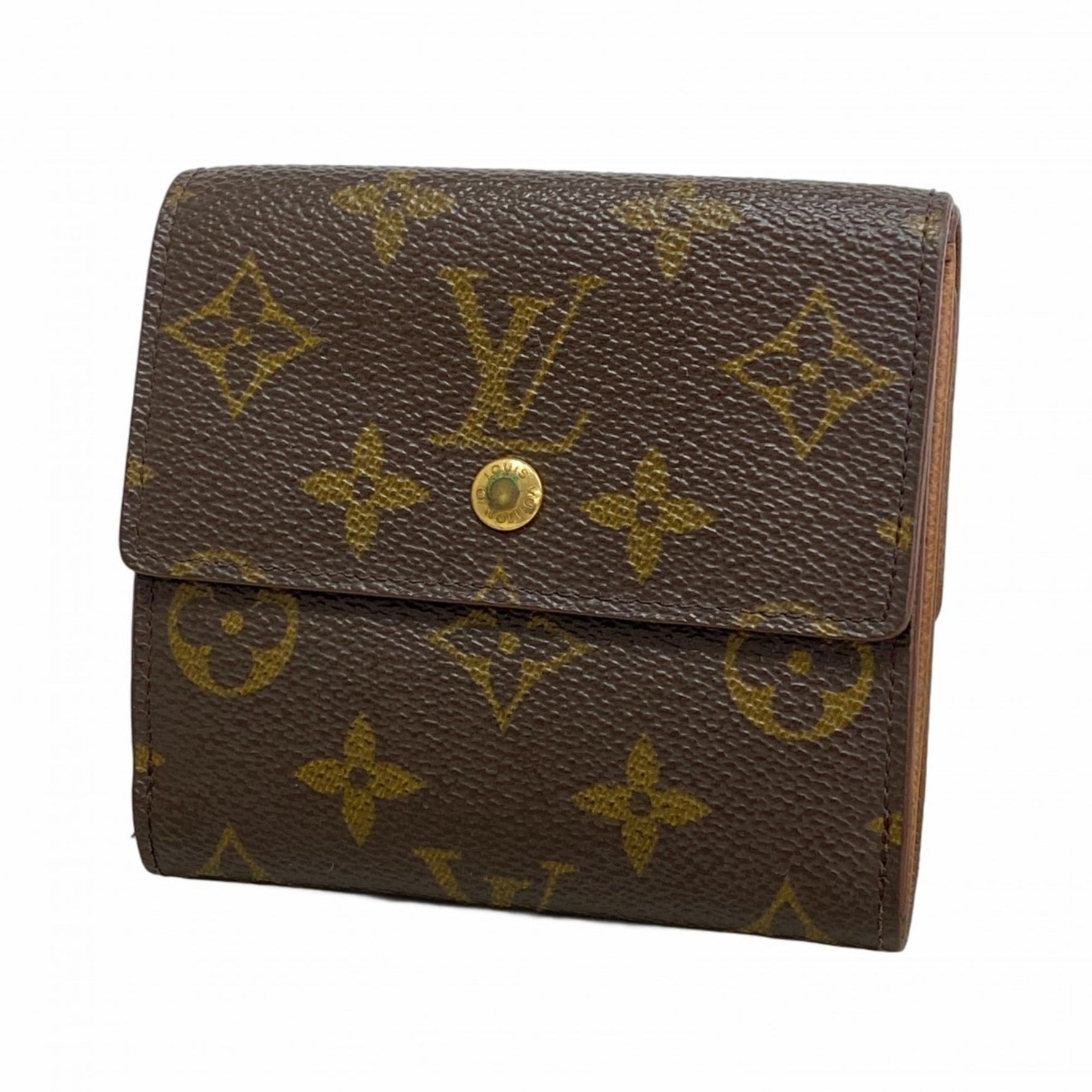 Louis Vuitton Monogram Tri-fold Wallet Porte-Monnaie-Vieux Carte Credit Men's and
