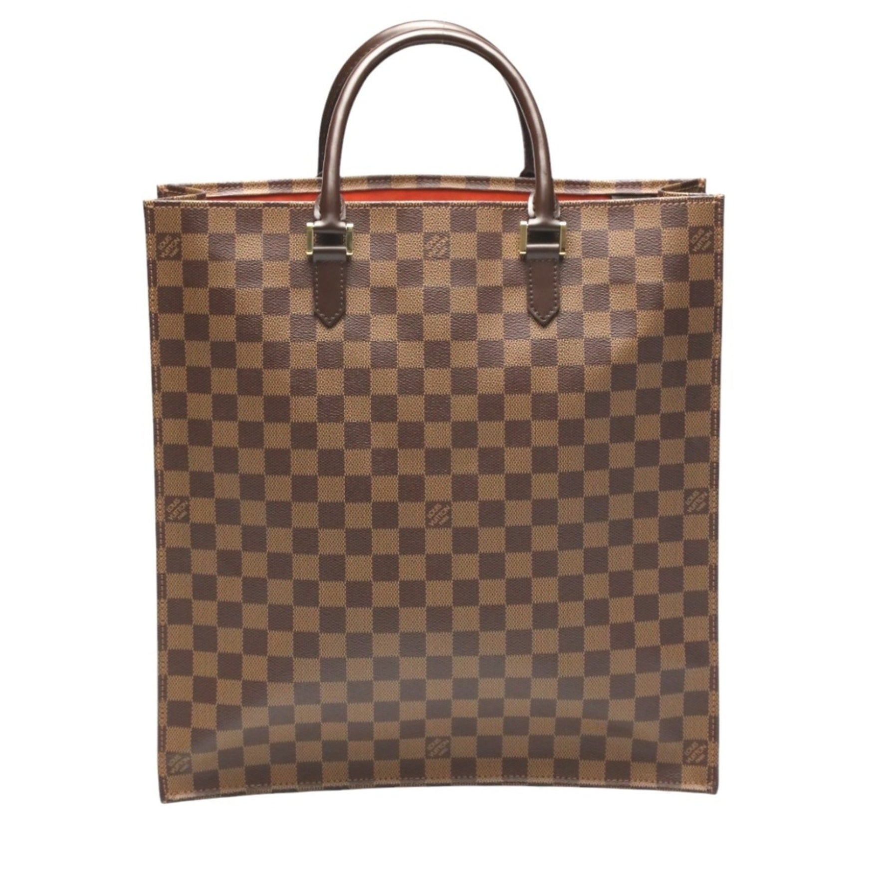 Louis Vuitton LOUIS VUITTON Handbag Tote Bag Damier Sac Plat Canvas N51140 Ebene LV