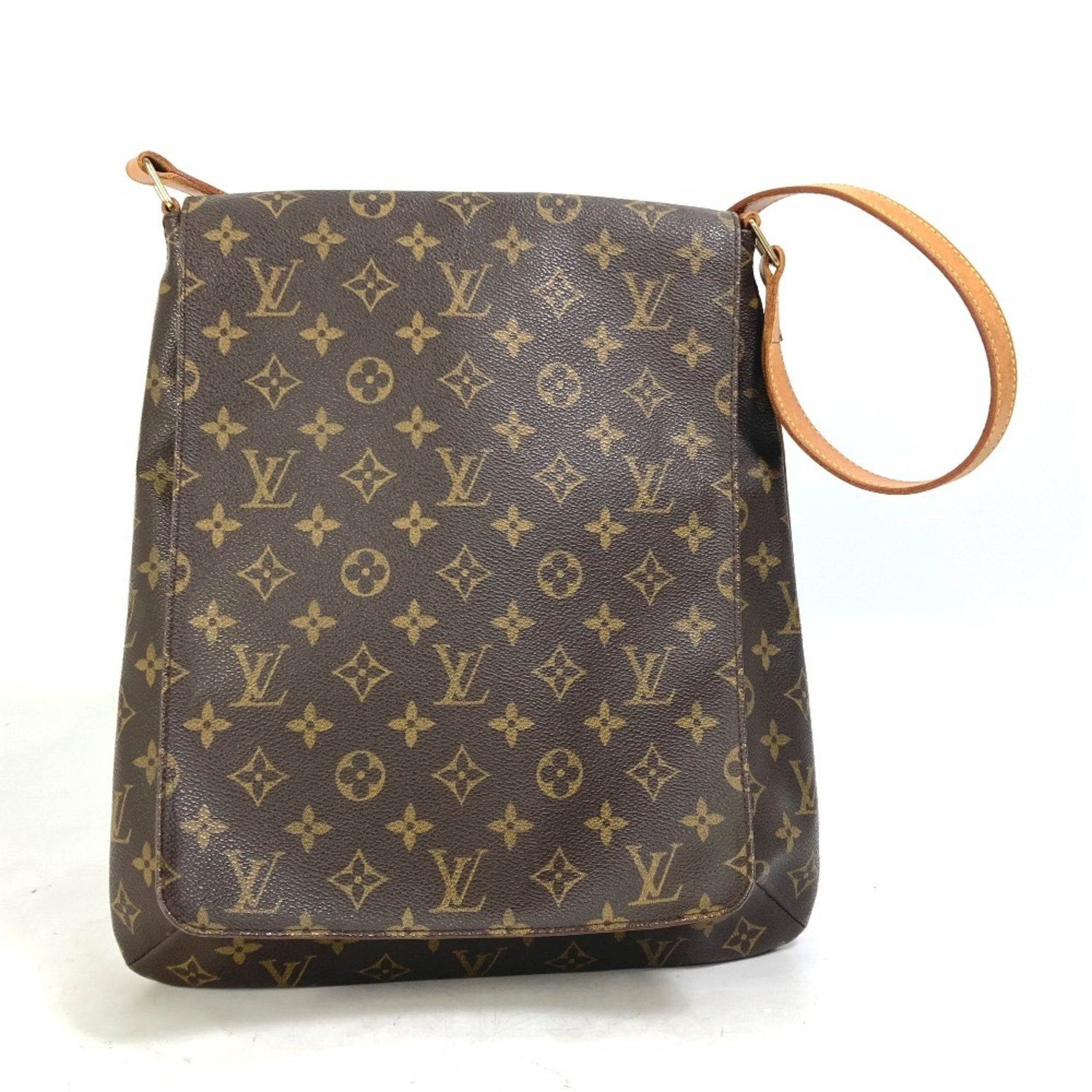 LOUIS VUITTON M51256 Monogram Musette Shoulder Bag in Canvas, Women's, Brown