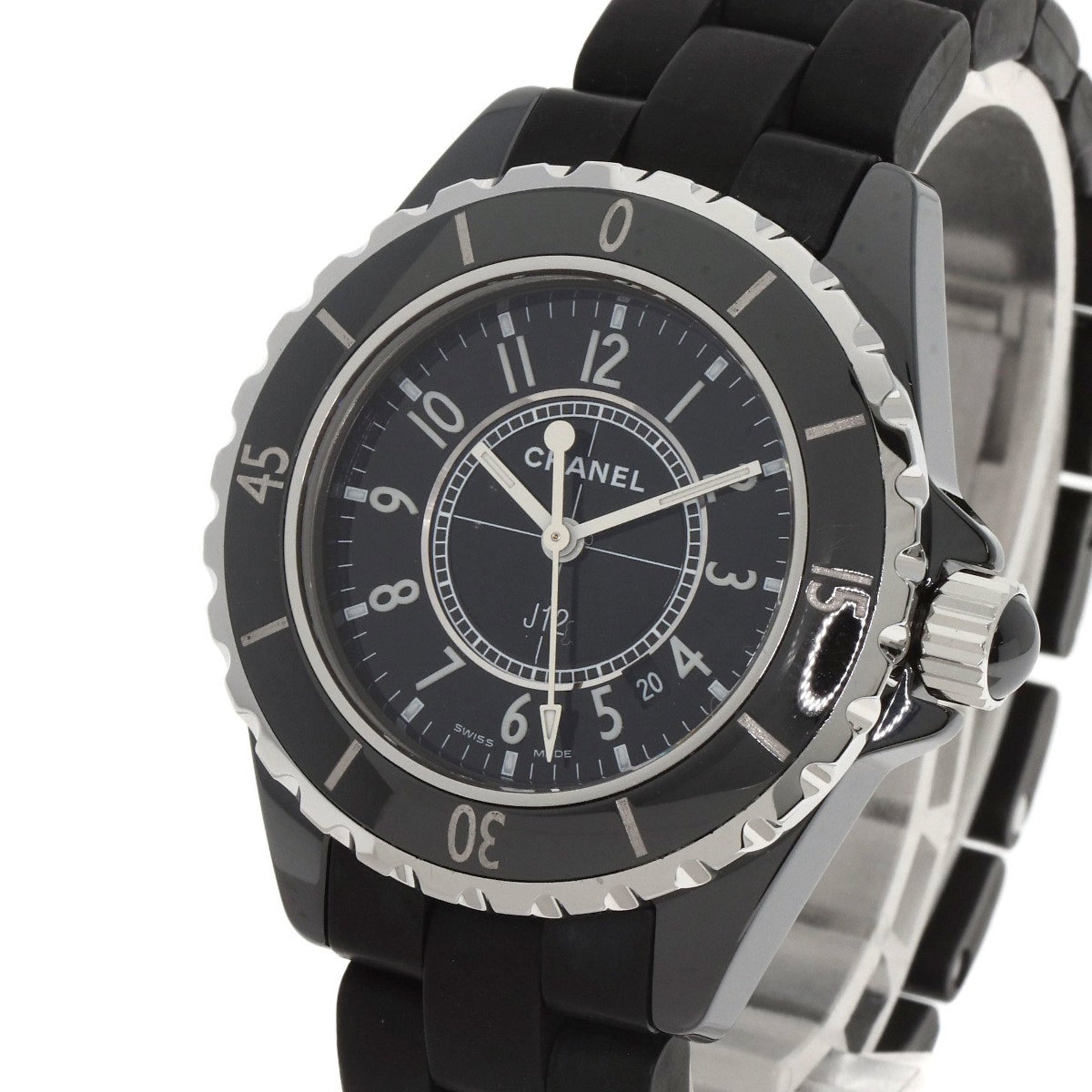 Chanel Watch Ceramic Rubber Ladies